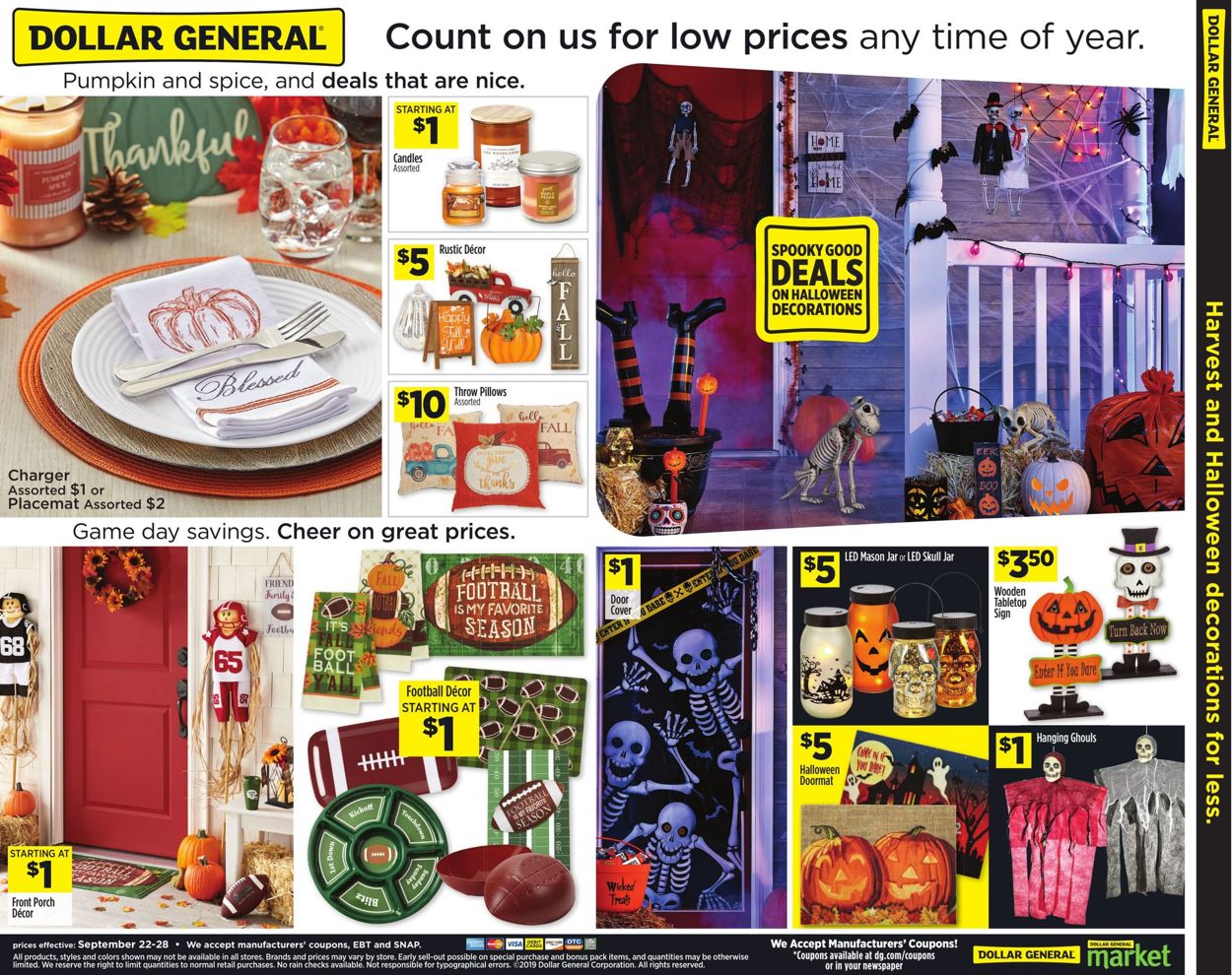 Catalogue Dollar General from 09/22/2019