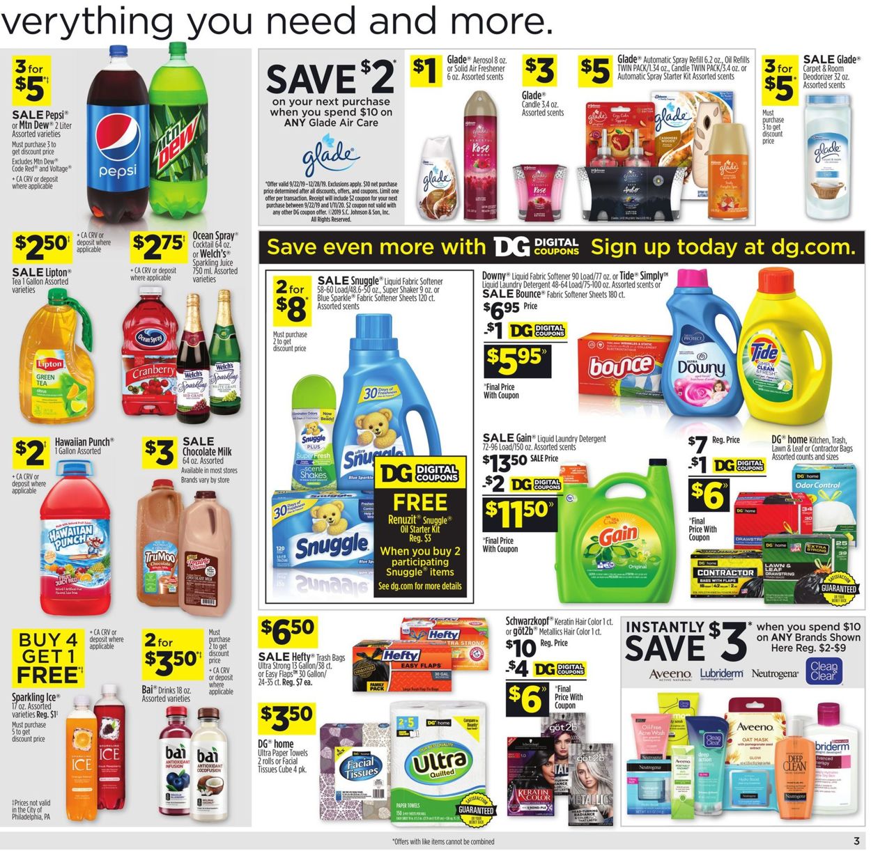 Catalogue Dollar General from 10/06/2019