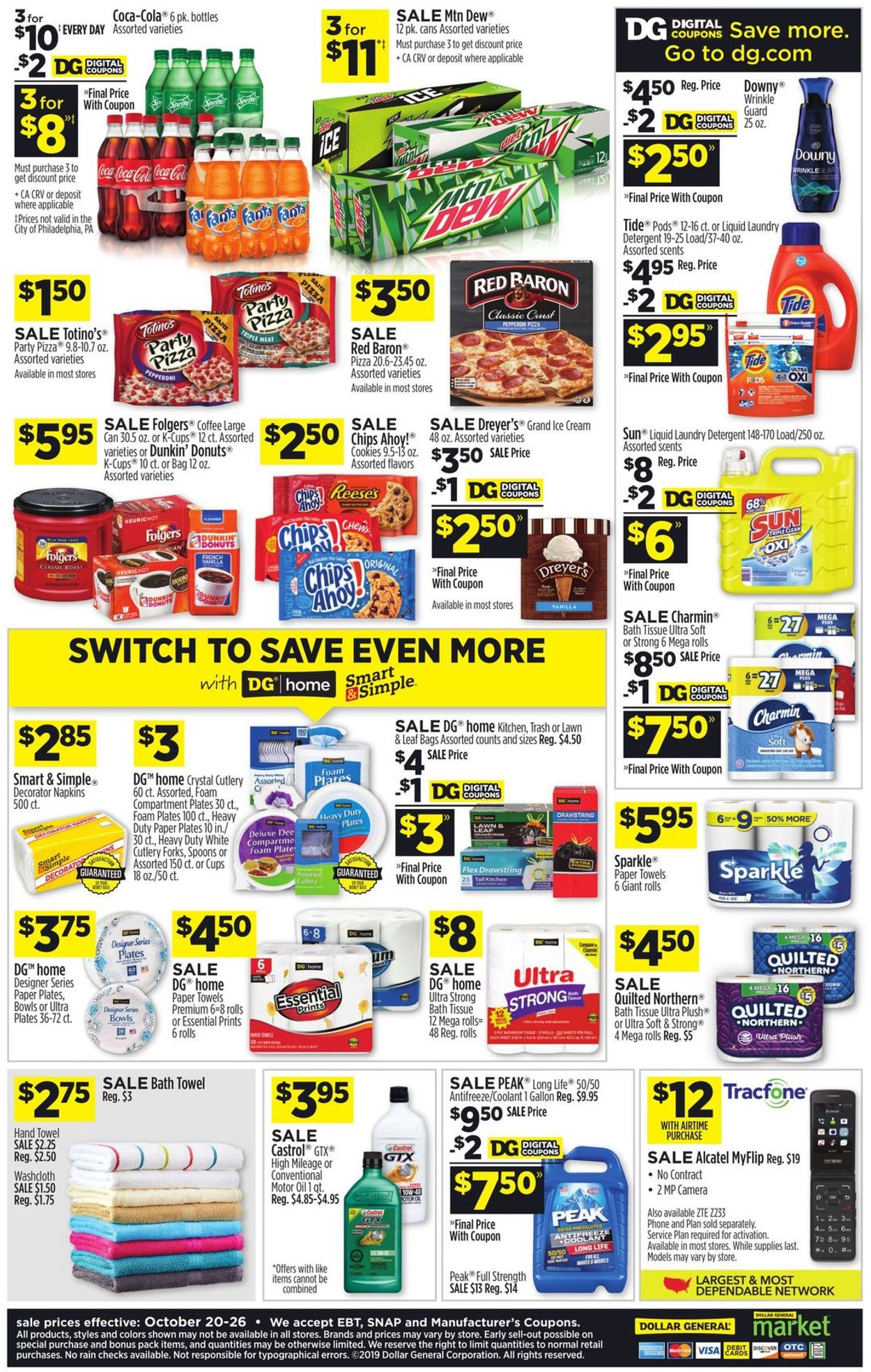 Catalogue Dollar General from 10/20/2019