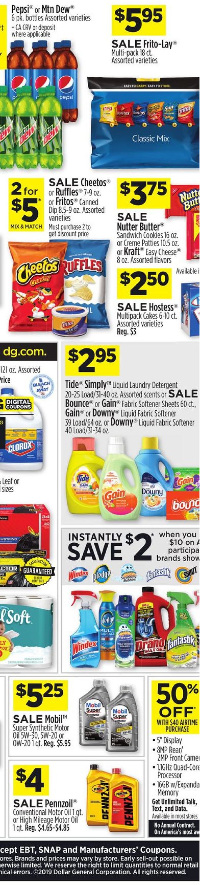 Catalogue Dollar General from 10/30/2019