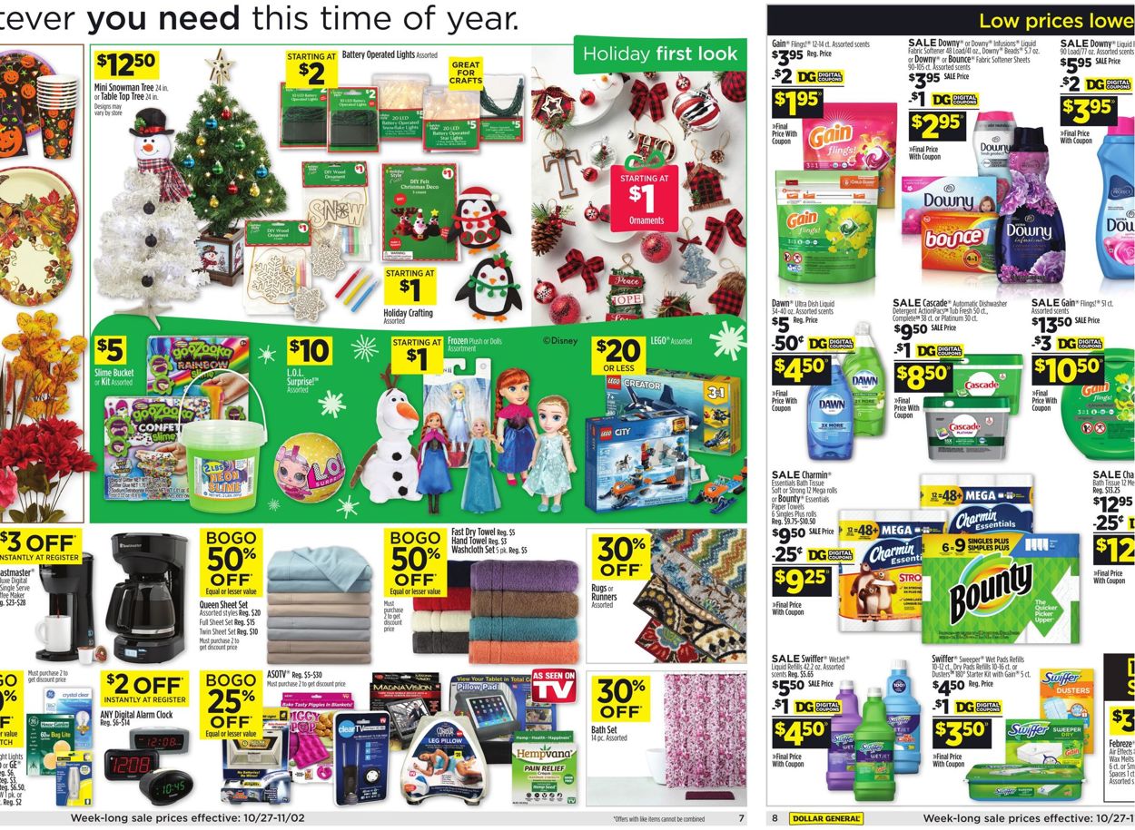Catalogue Dollar General from 10/30/2019