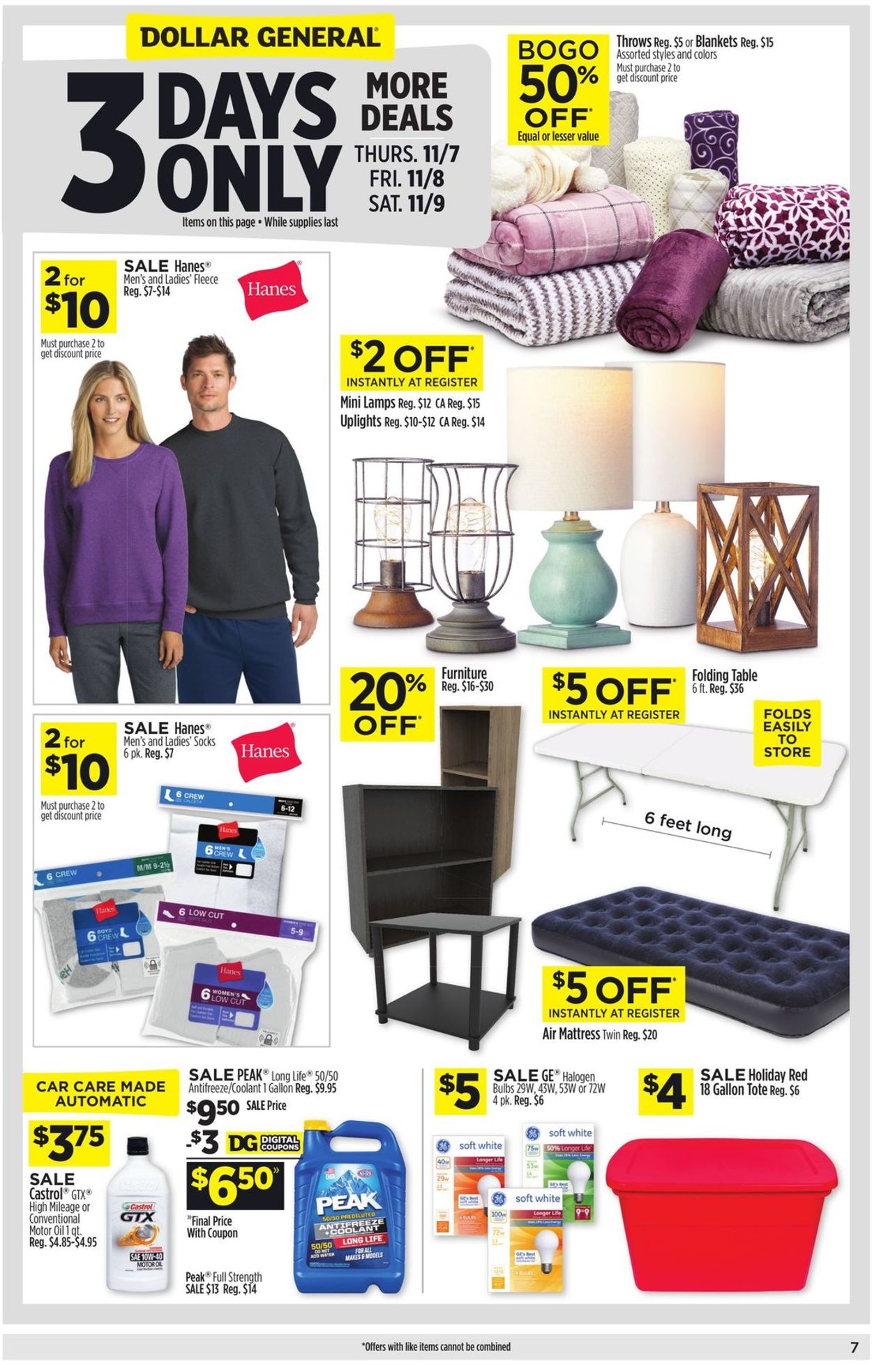 Catalogue Dollar General from 11/03/2019