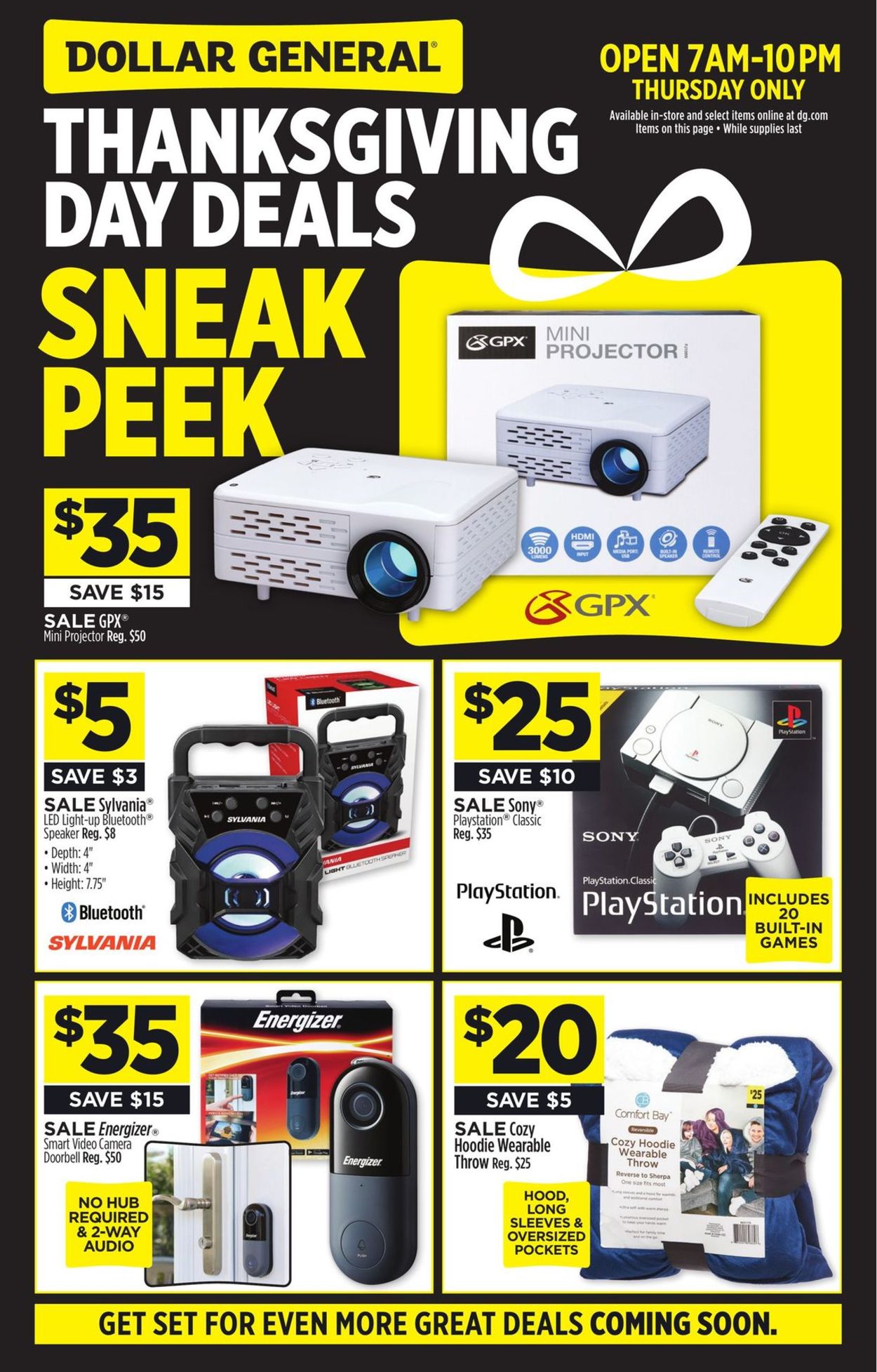 Catalogue Dollar General - Thanksgiving Ad 2019 from 11/16/2019