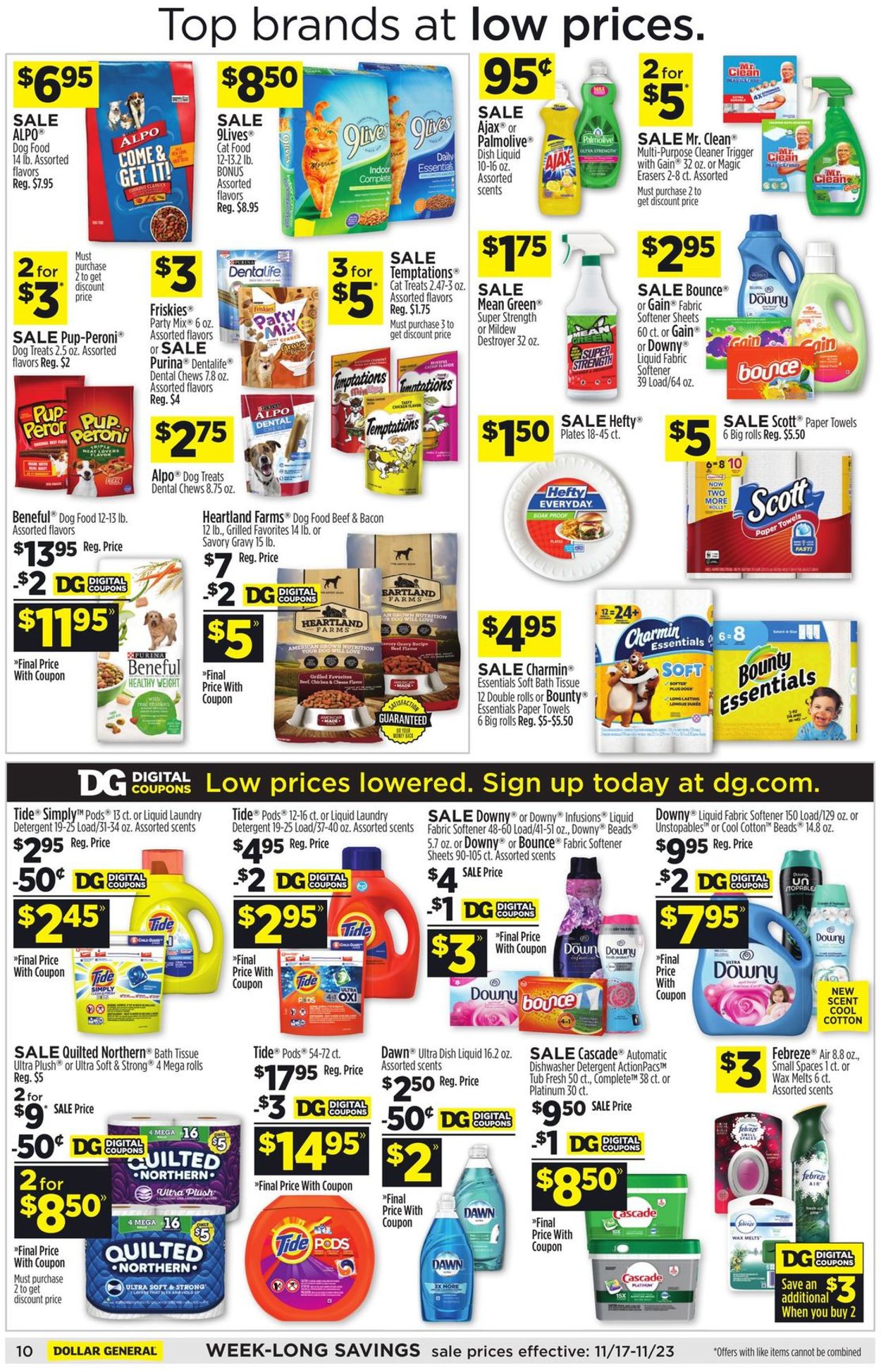 Catalogue Dollar General from 11/17/2019