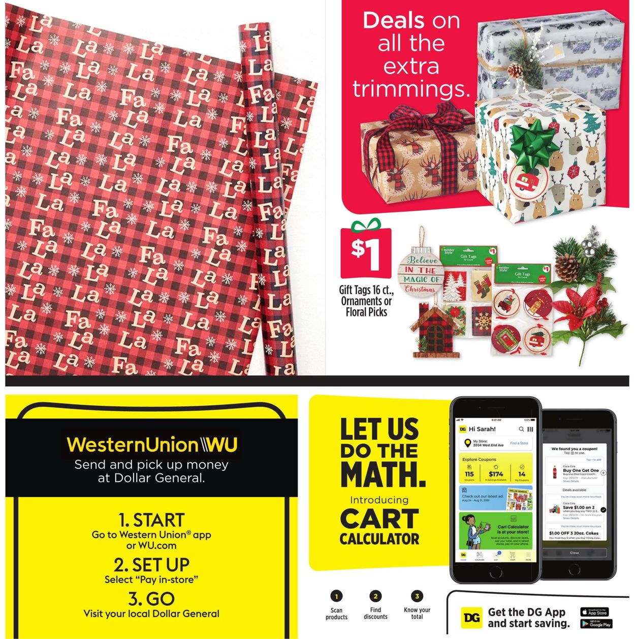 Catalogue Dollar General - CHRISTMAS FLYER 2019 from 10/13/2019