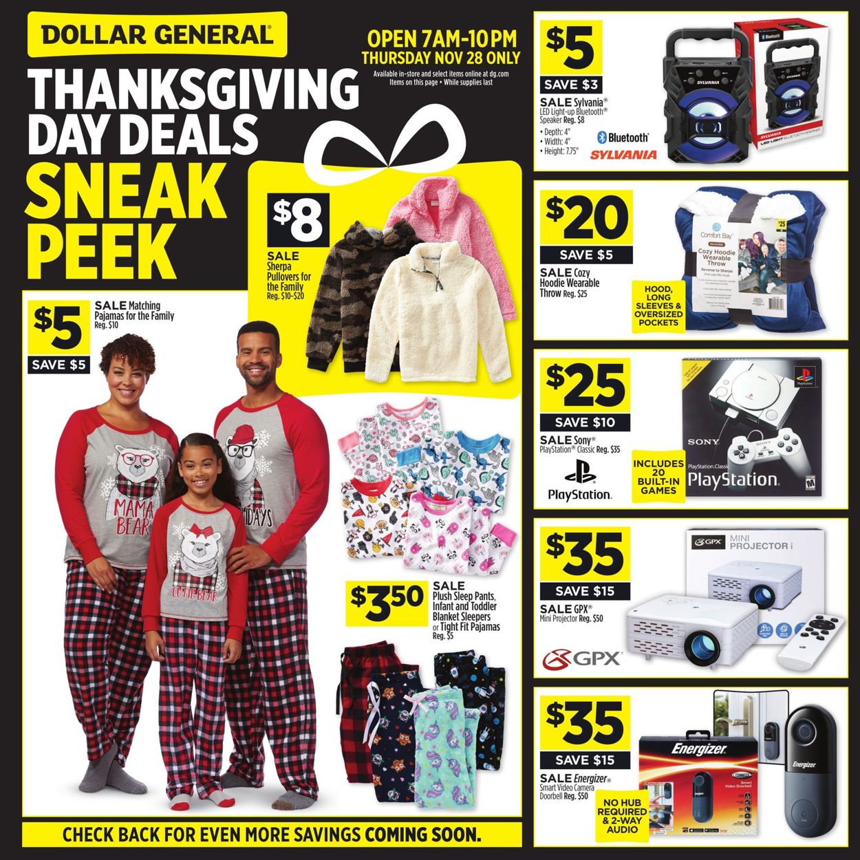 Catalogue Dollar General from 11/16/2019