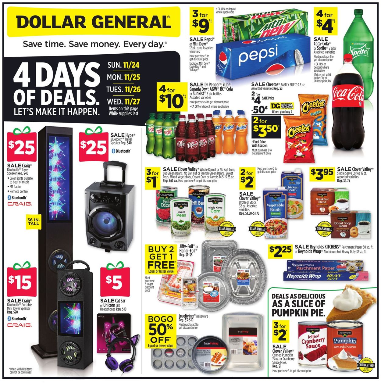 Catalogue Dollar General from 11/24/2019