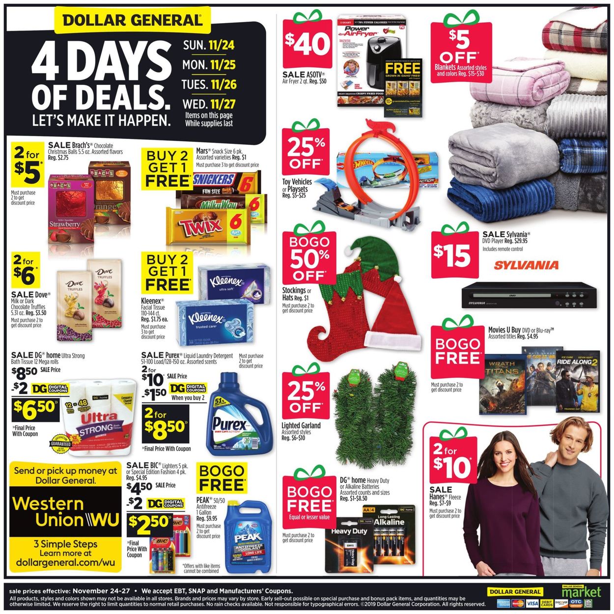 Catalogue Dollar General from 11/24/2019