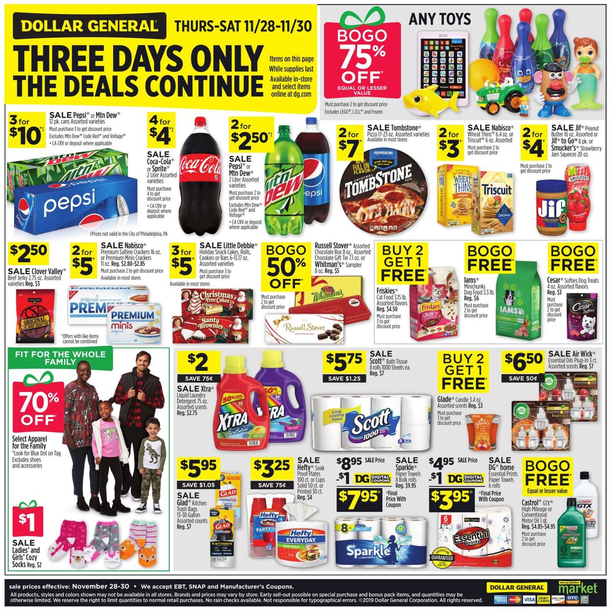 Catalogue Dollar General from 11/28/2019