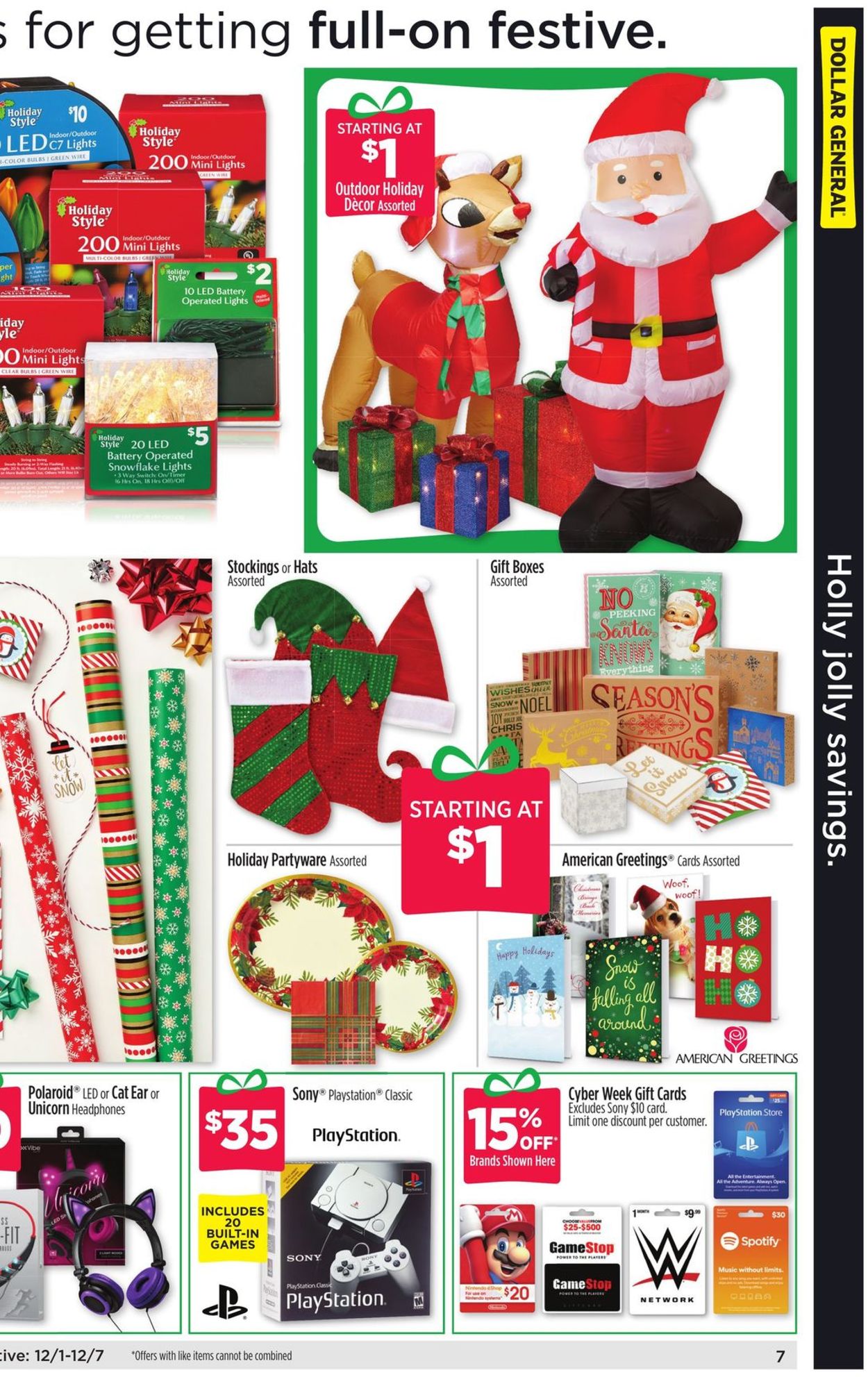 Dollar General Christmas Ad 2019 Current weekly ad 12/01 12/07/2019
