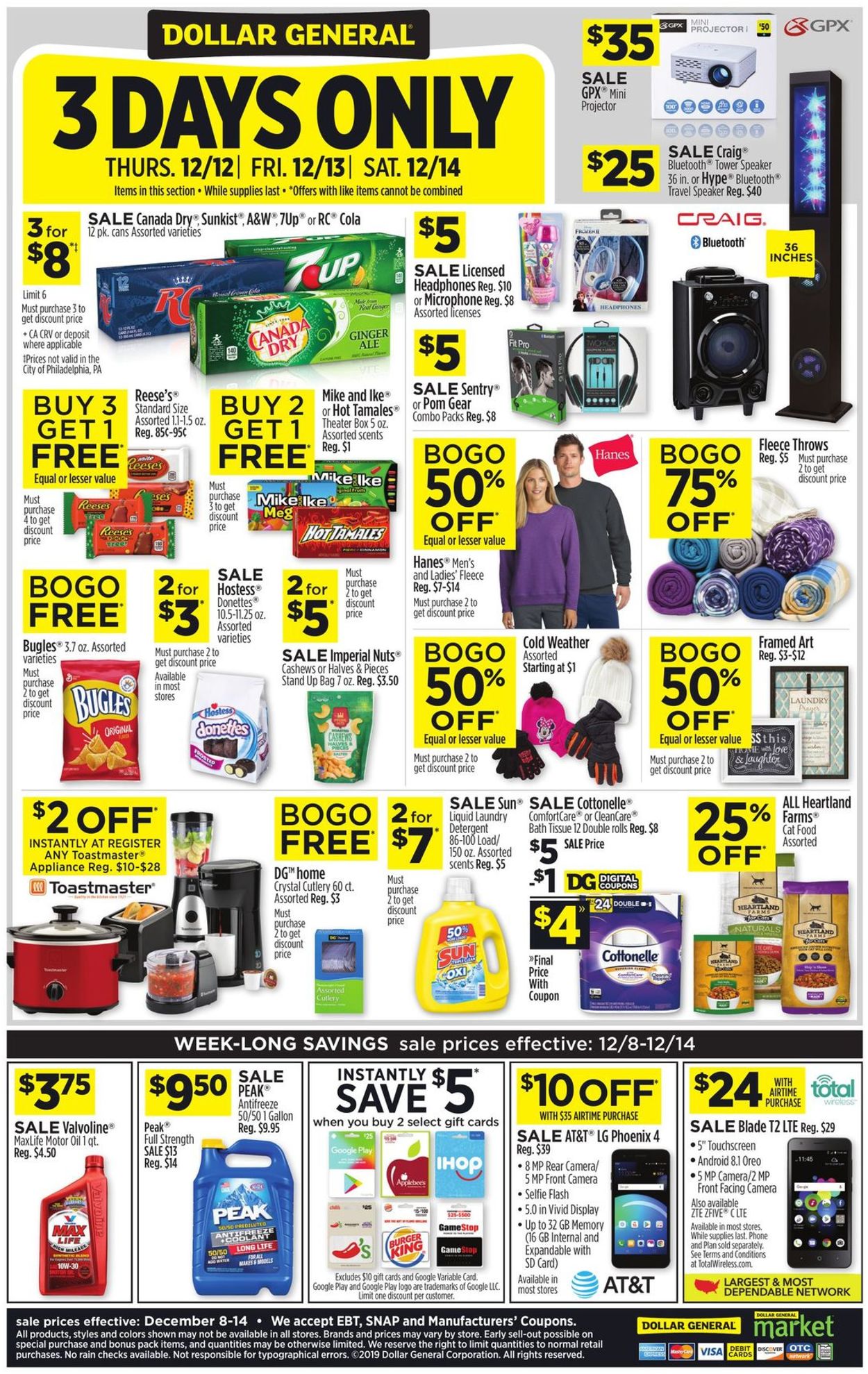 Catalogue Dollar General - Christmas Ad 2019 from 12/08/2019