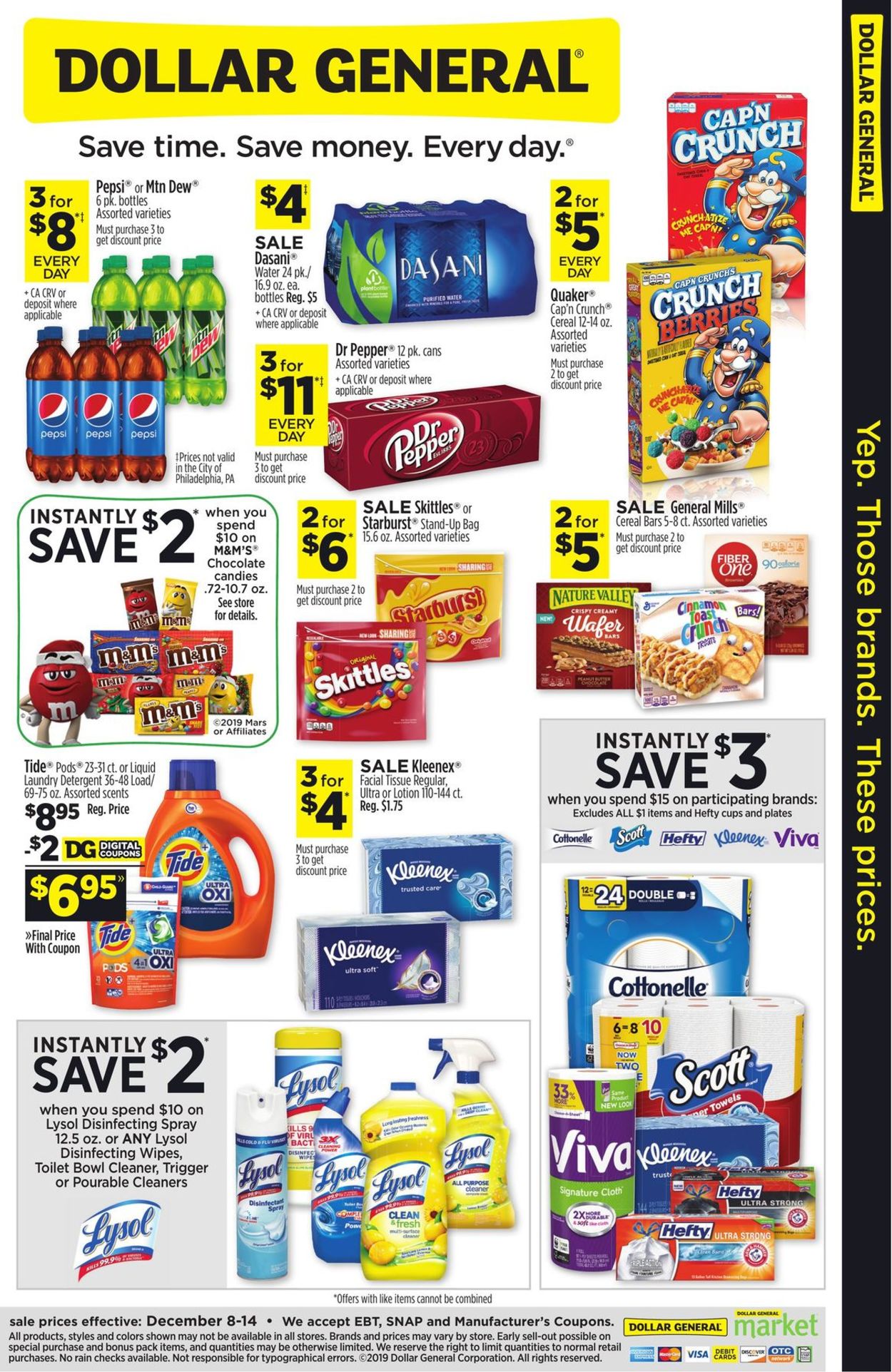 Catalogue Dollar General from 12/08/2019