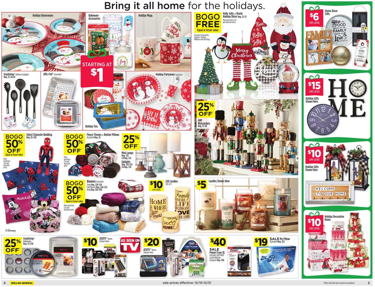 Catalogue Dollar General - Holidays Ad 2019 from 12/15/2019