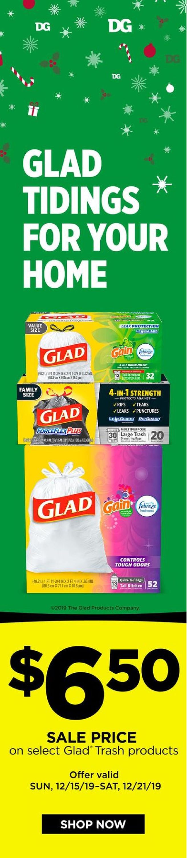 Catalogue Dollar General - Holidays Ad 2019 from 12/15/2019
