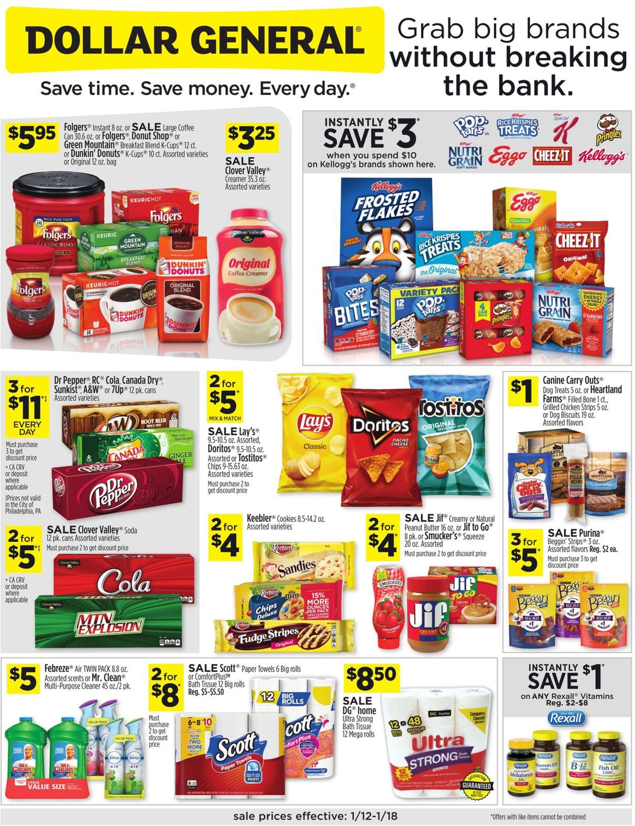 Catalogue Dollar General from 01/12/2020