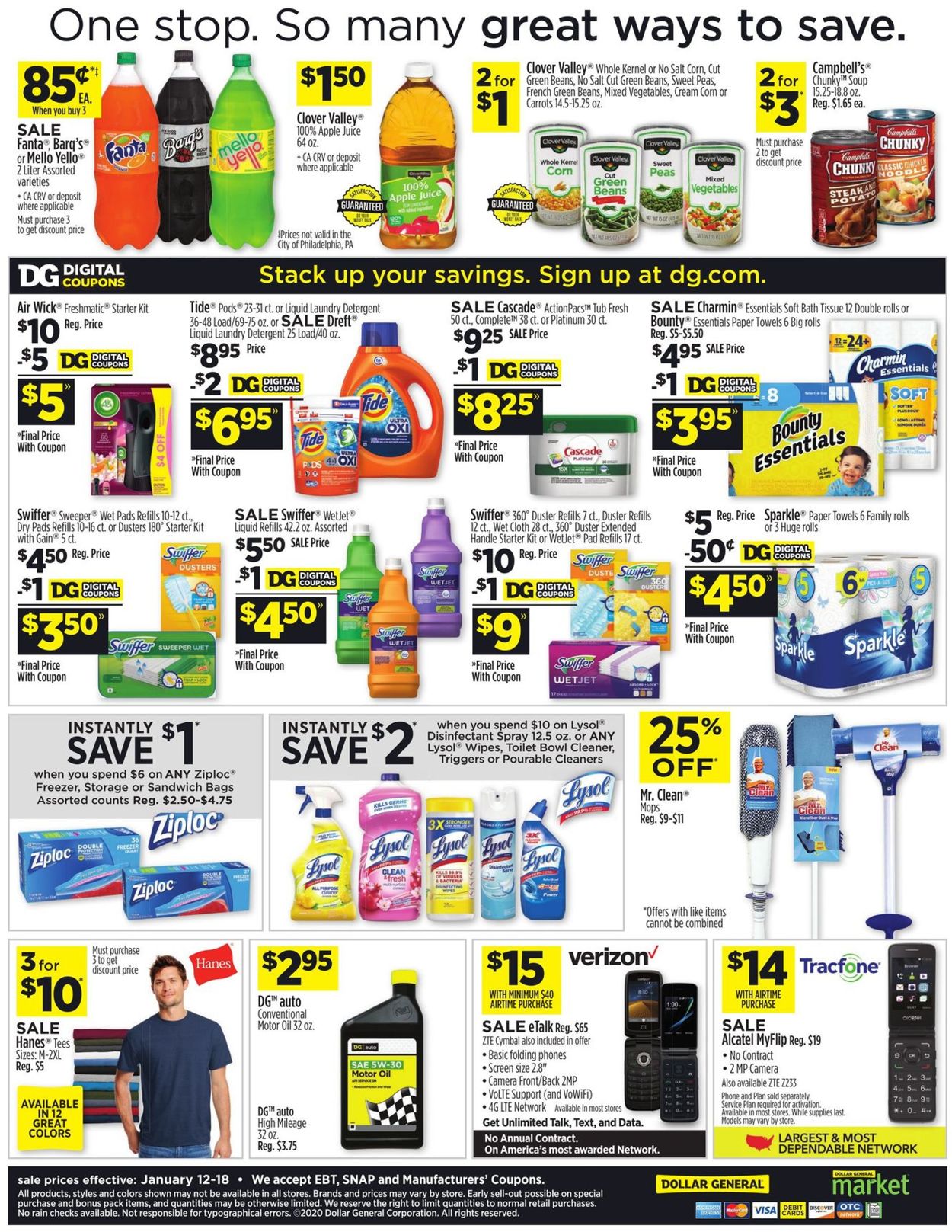 Catalogue Dollar General from 01/12/2020