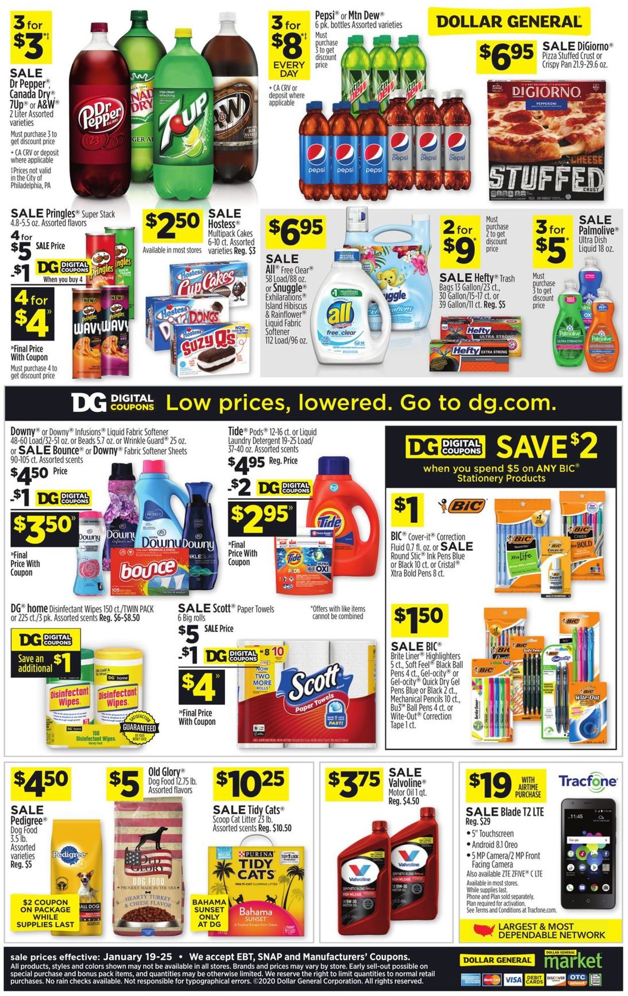 Catalogue Dollar General from 01/19/2020