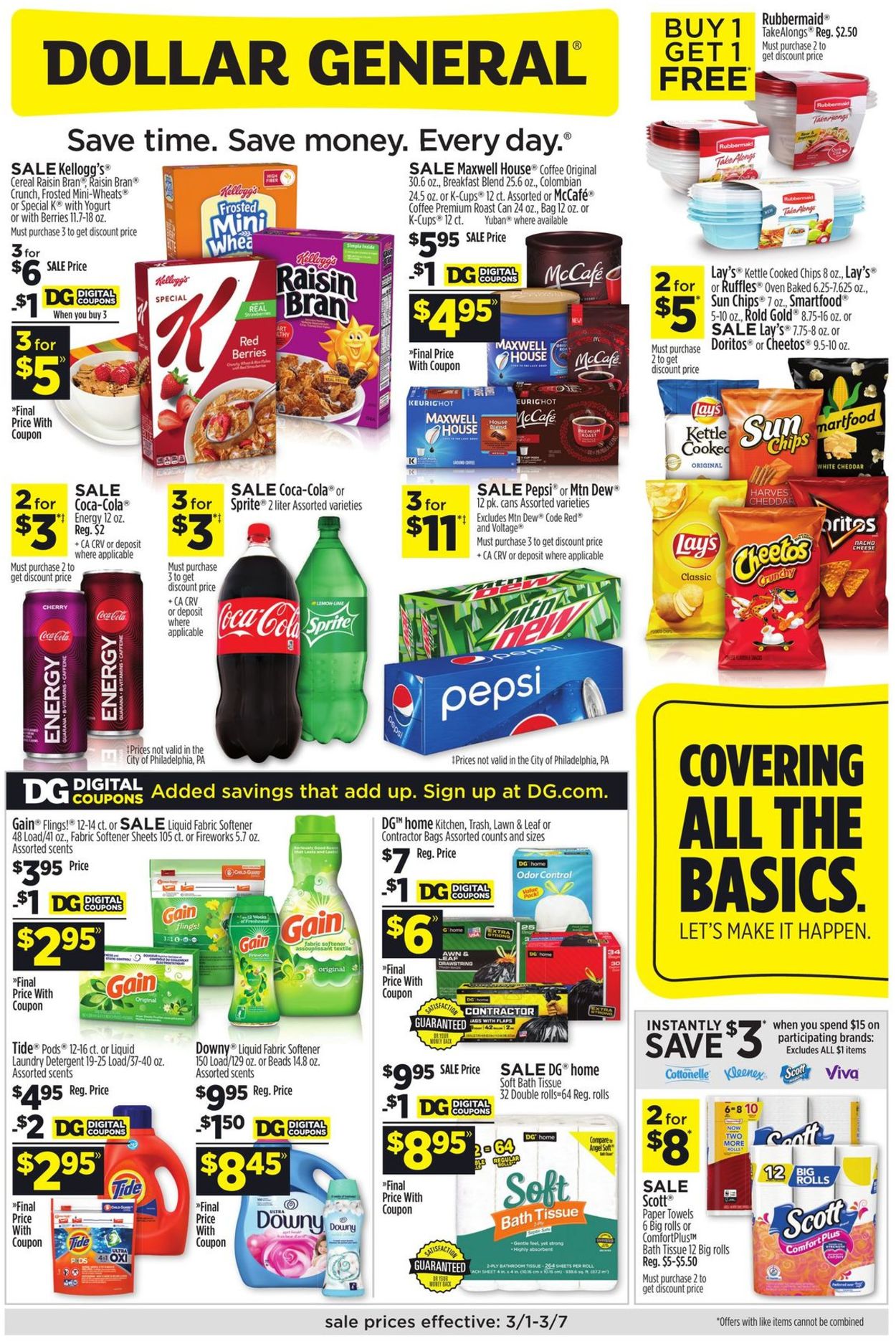 Catalogue Dollar General from 03/01/2020