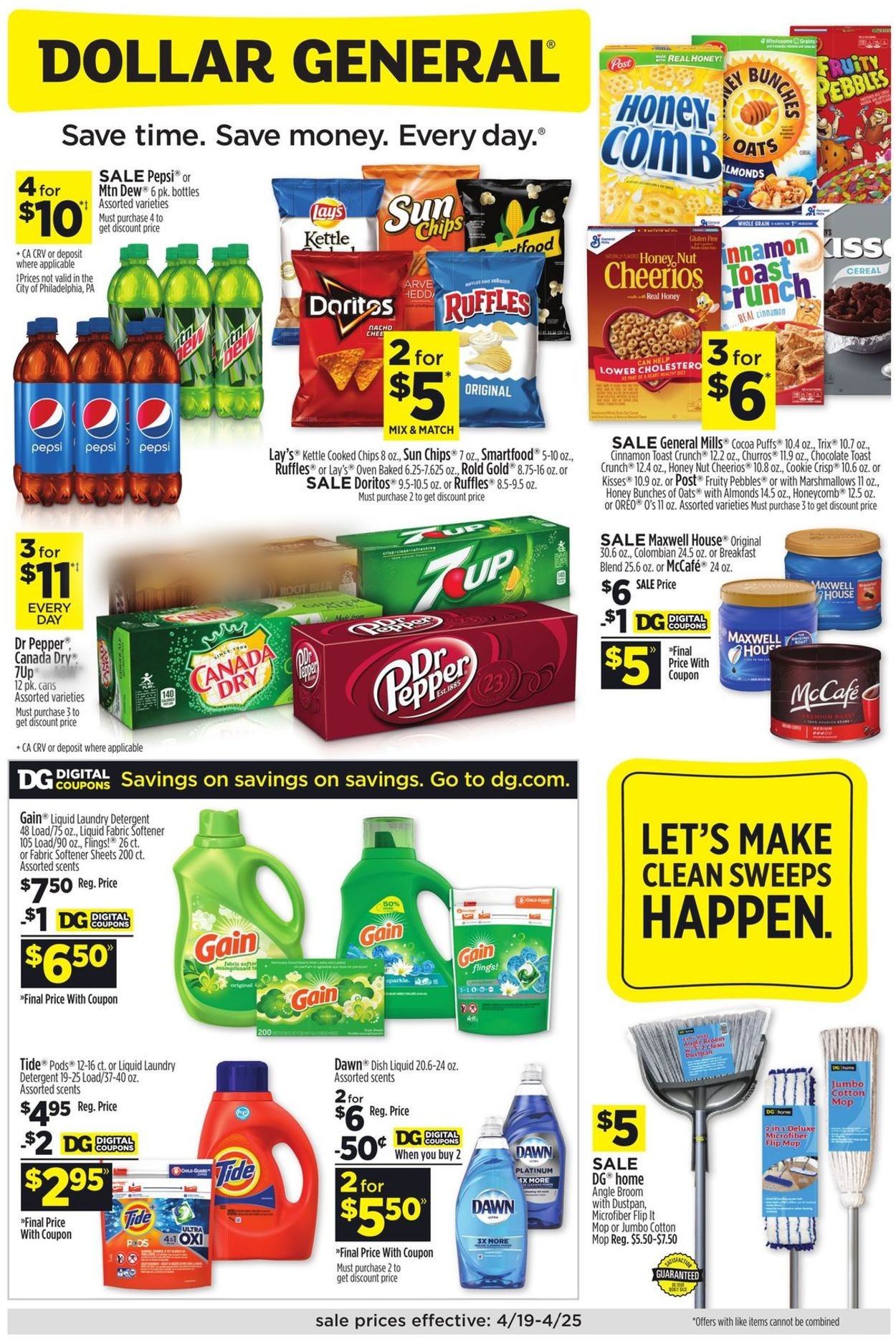 Catalogue Dollar General from 04/19/2020