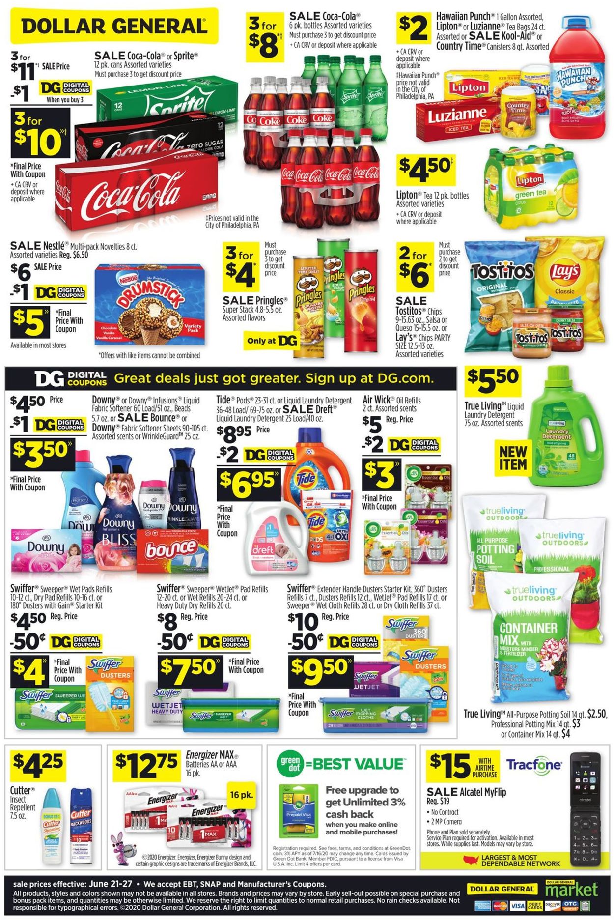 Catalogue Dollar General from 06/21/2020