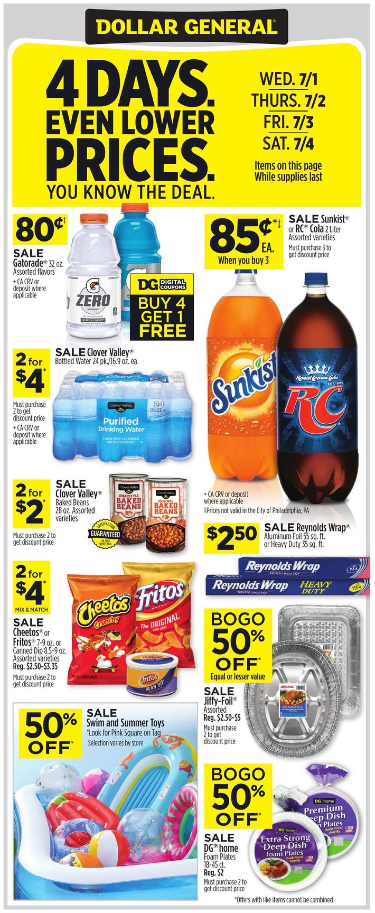 Catalogue Dollar General from 06/28/2020