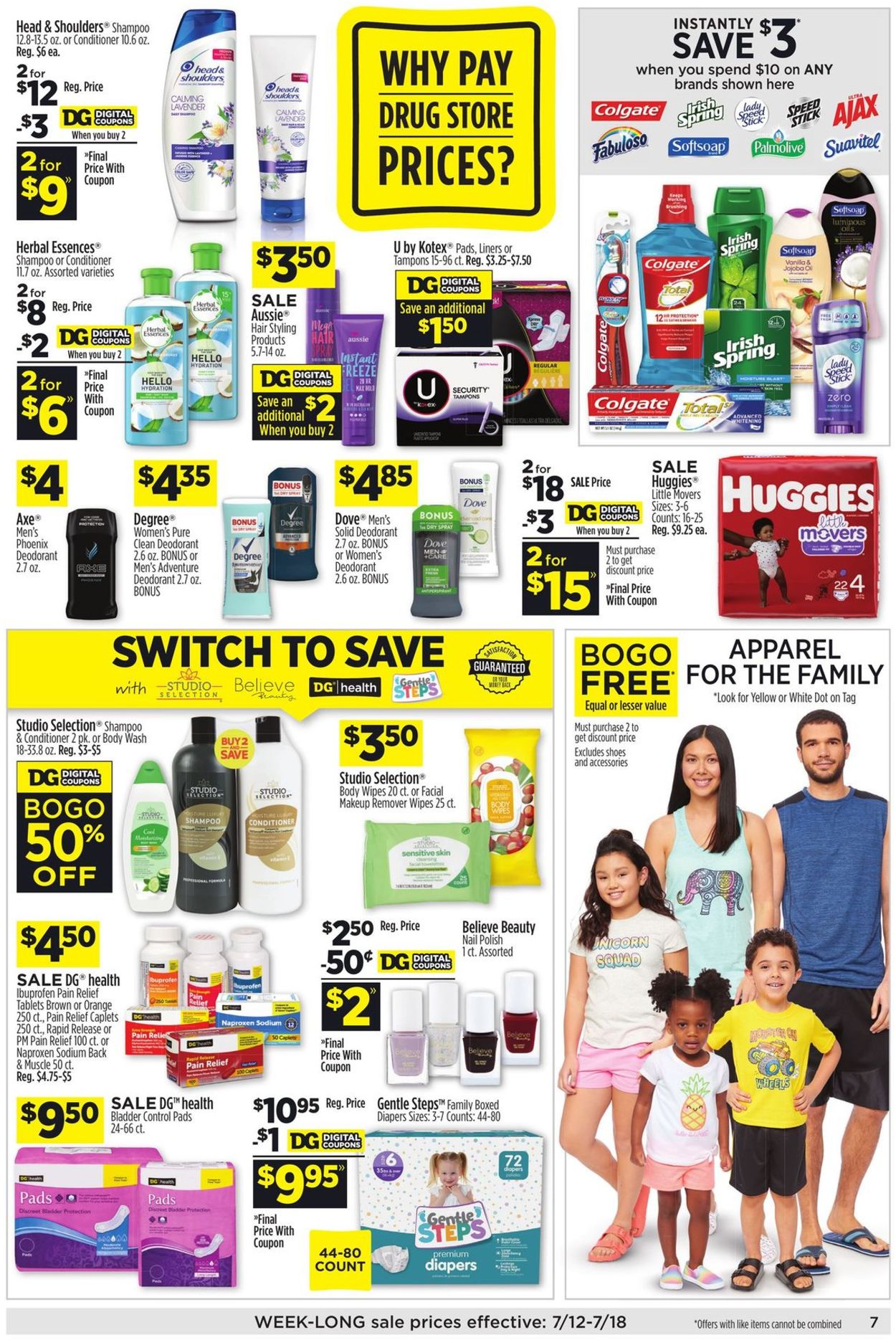 Catalogue Dollar General from 07/12/2020