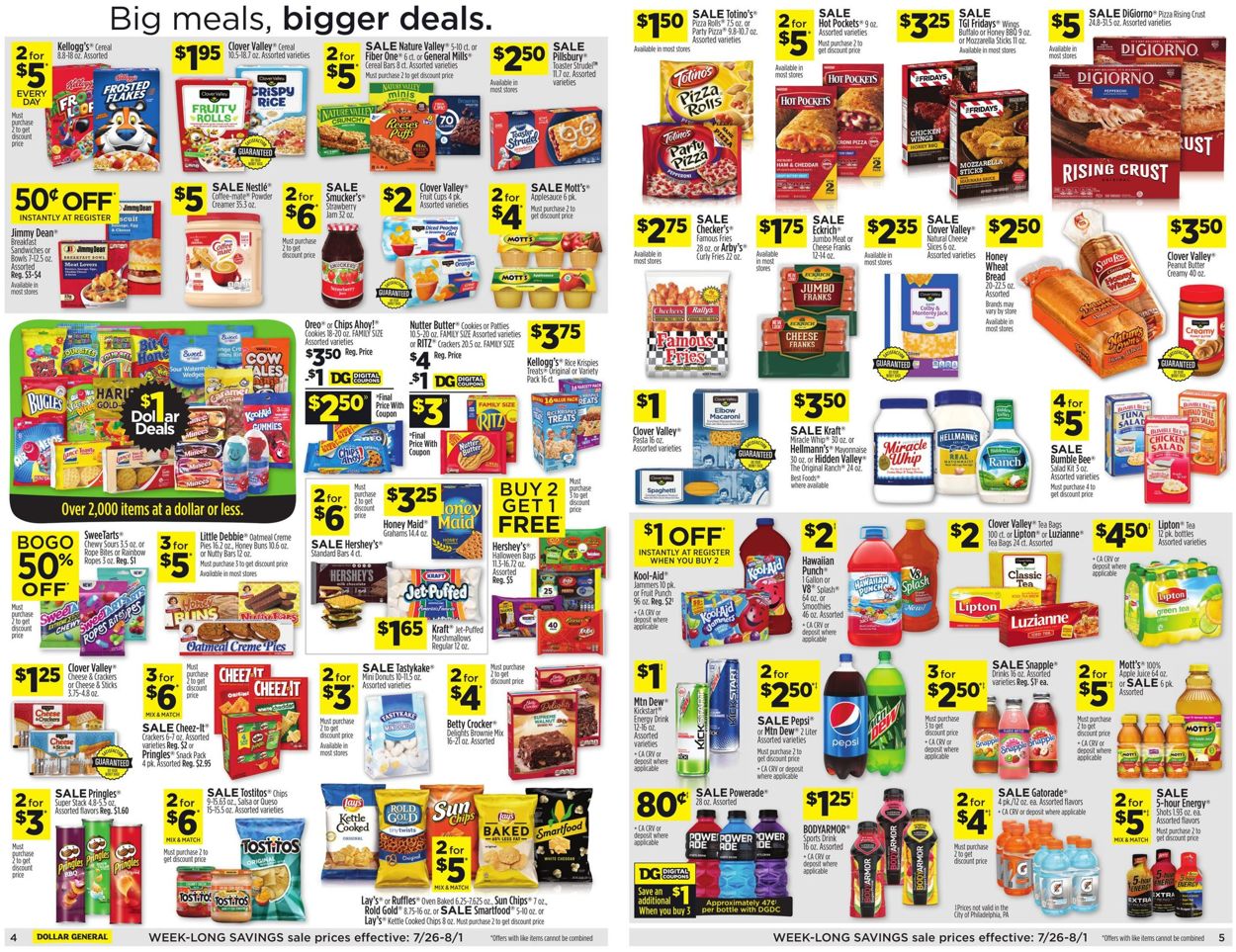 Catalogue Dollar General from 07/26/2020