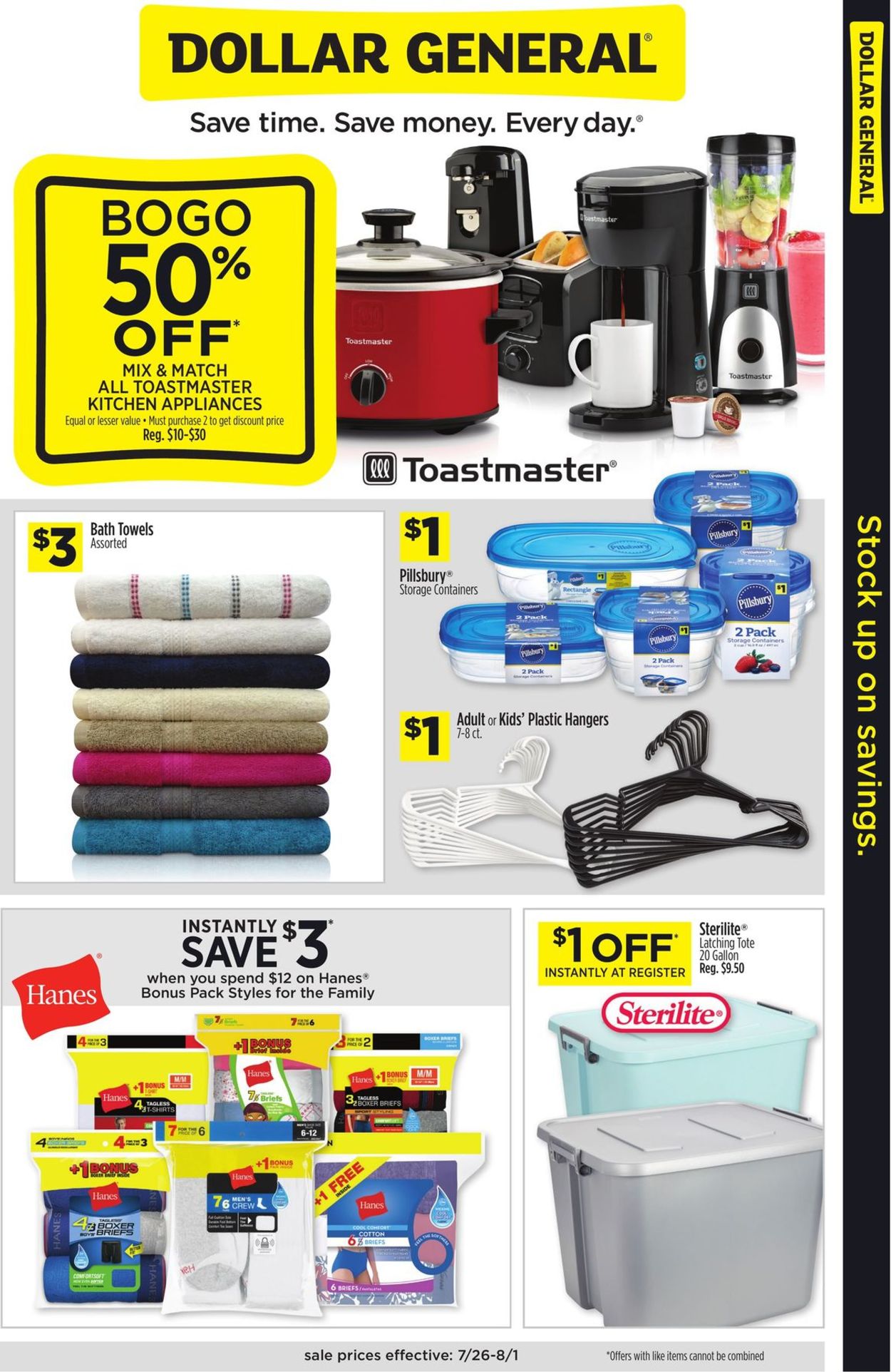 Catalogue Dollar General from 07/26/2020