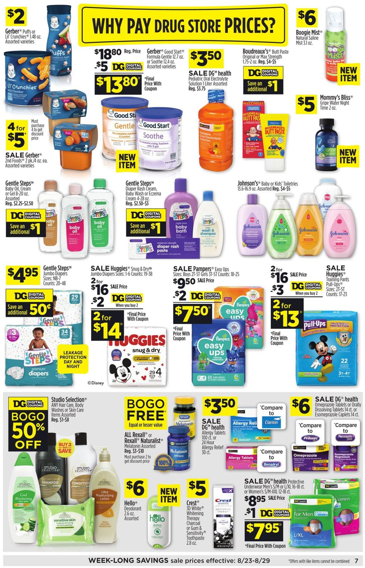 Catalogue Dollar General from 08/23/2020