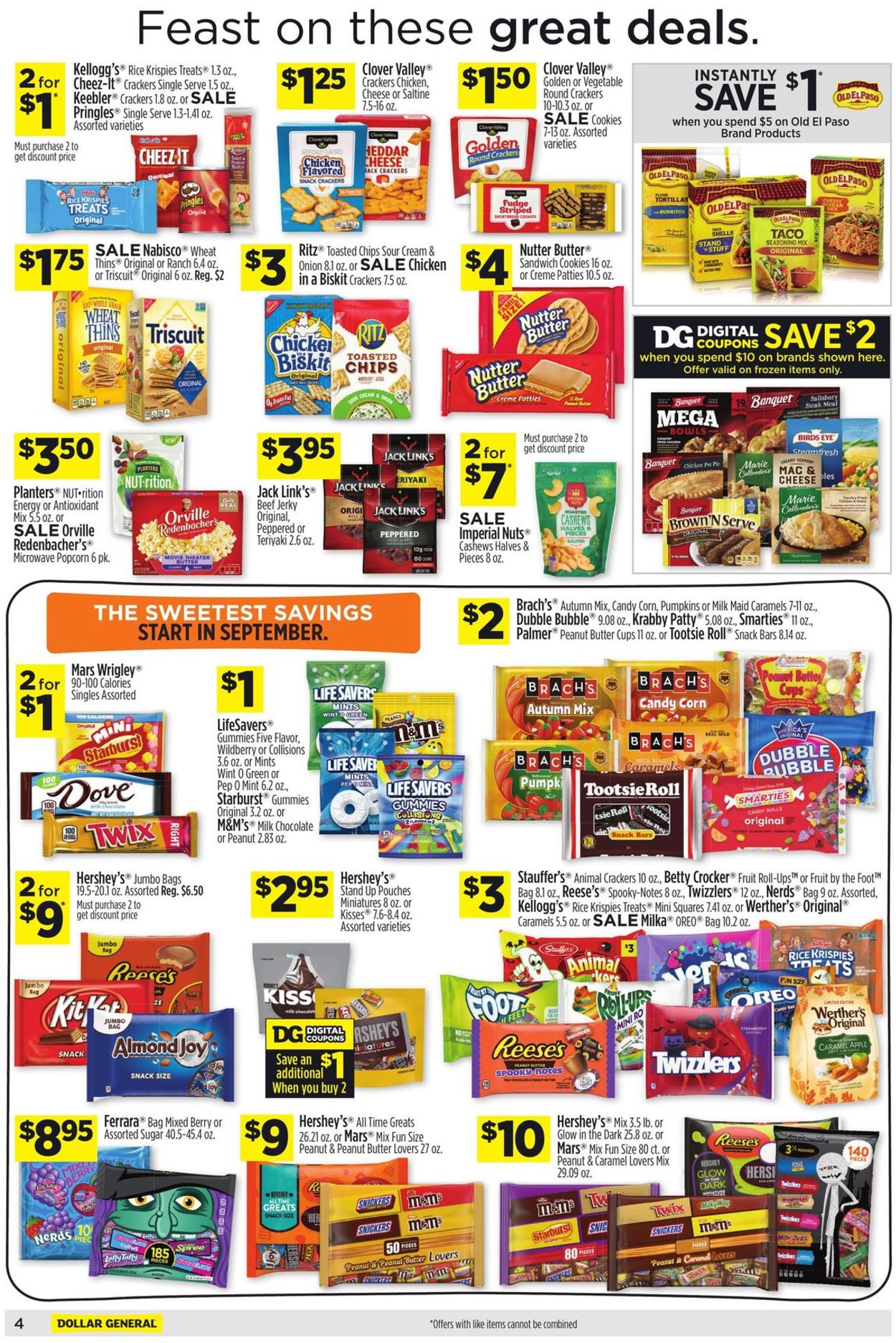 Catalogue Dollar General from 09/20/2020