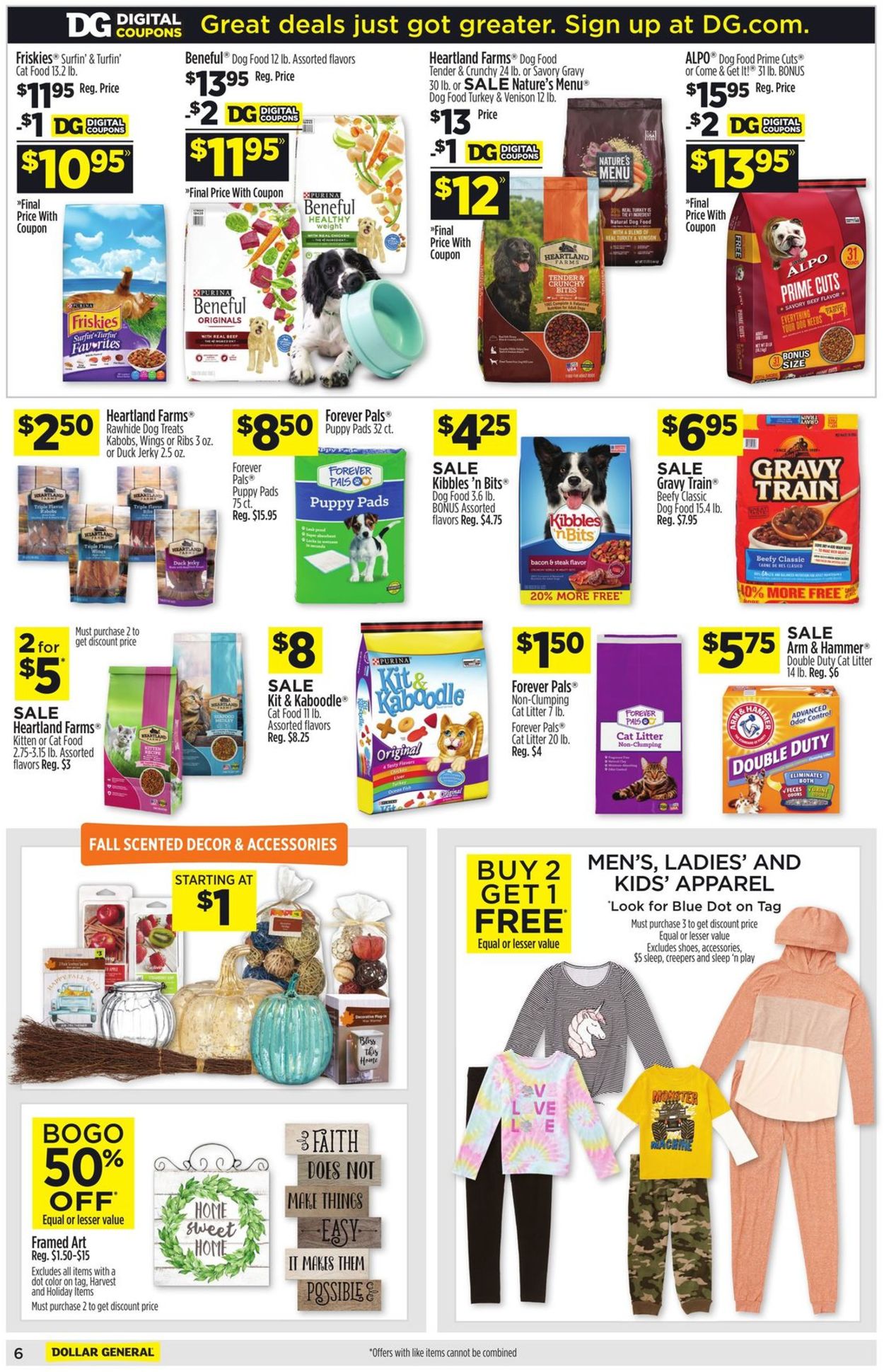 Catalogue Dollar General from 10/18/2020
