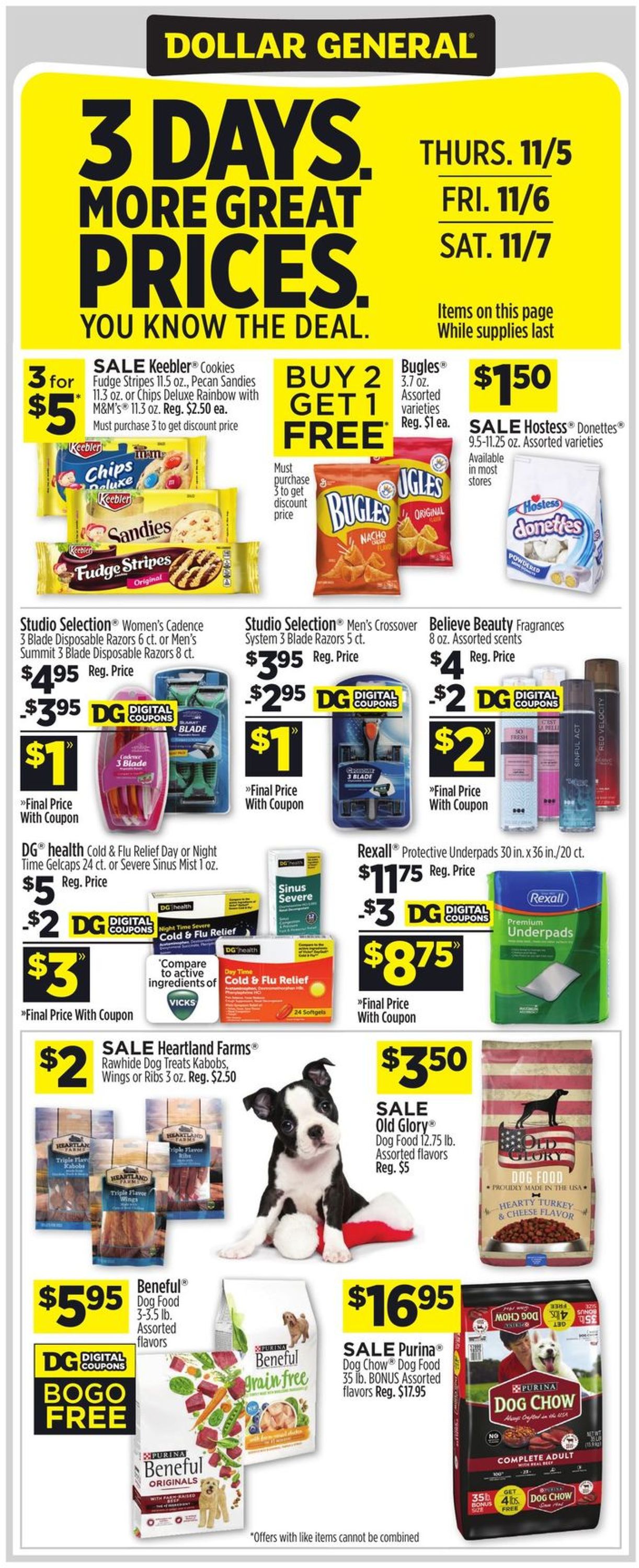 Catalogue Dollar General from 11/05/2020