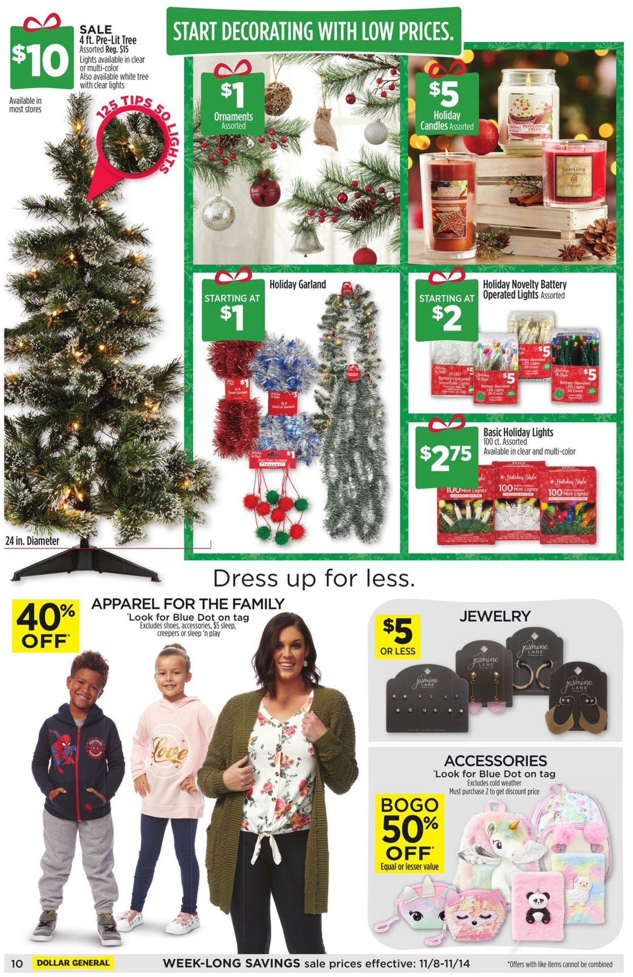 Catalogue Dollar General Holiday 2020 from 11/12/2020