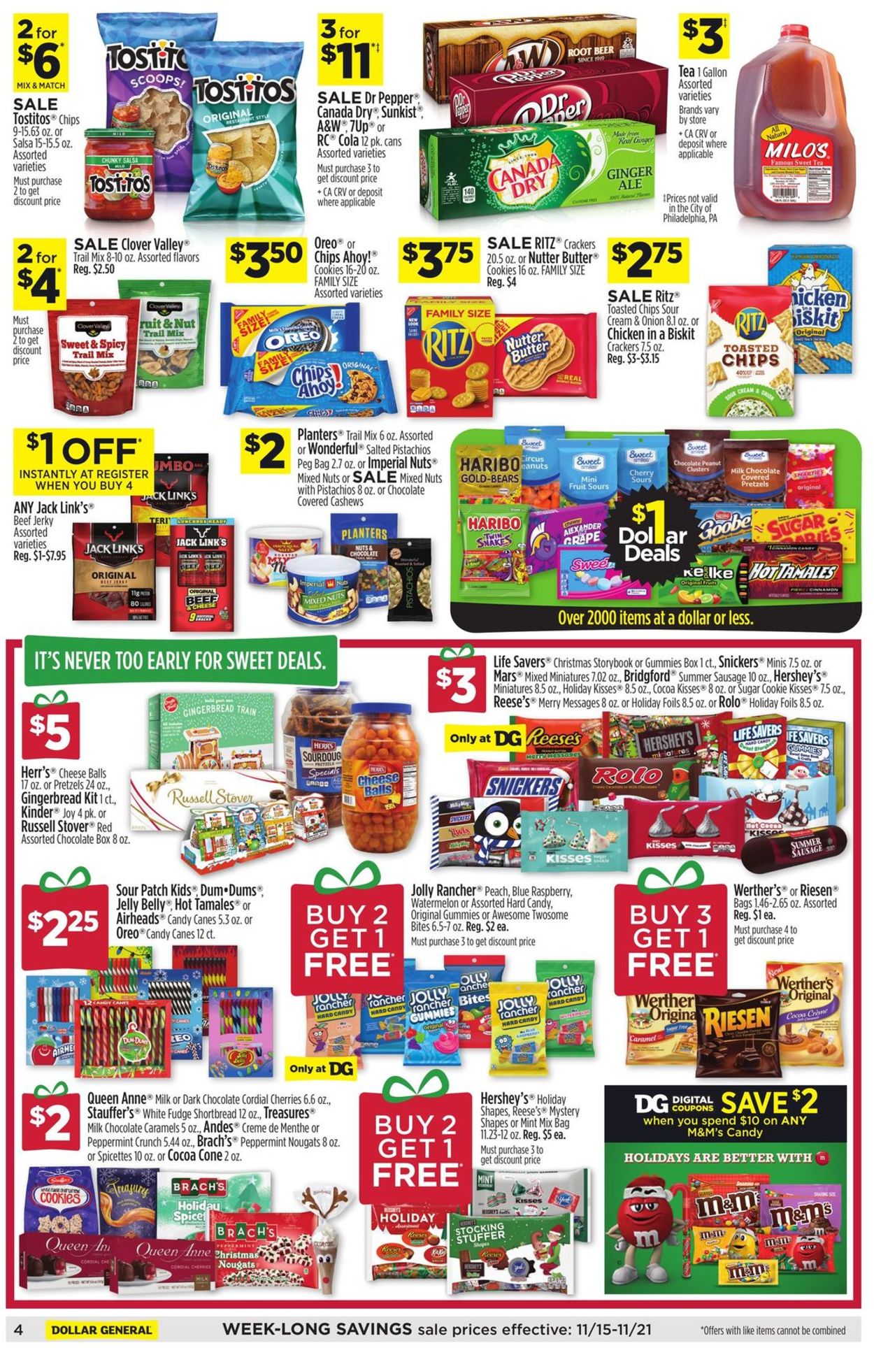 Catalogue Dollar General Holiday 2020 from 11/15/2020