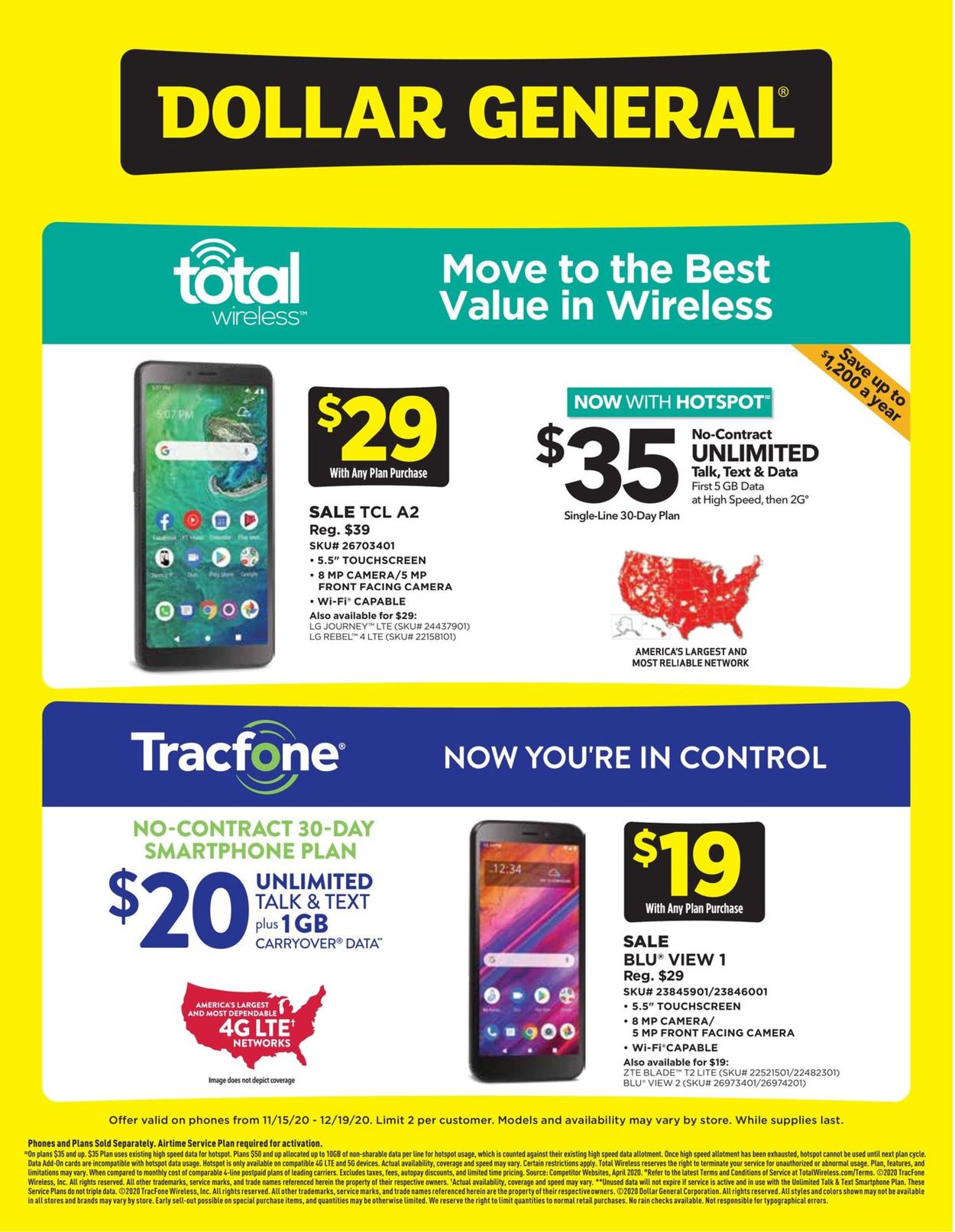 Catalogue Dollar General from 11/15/2020
