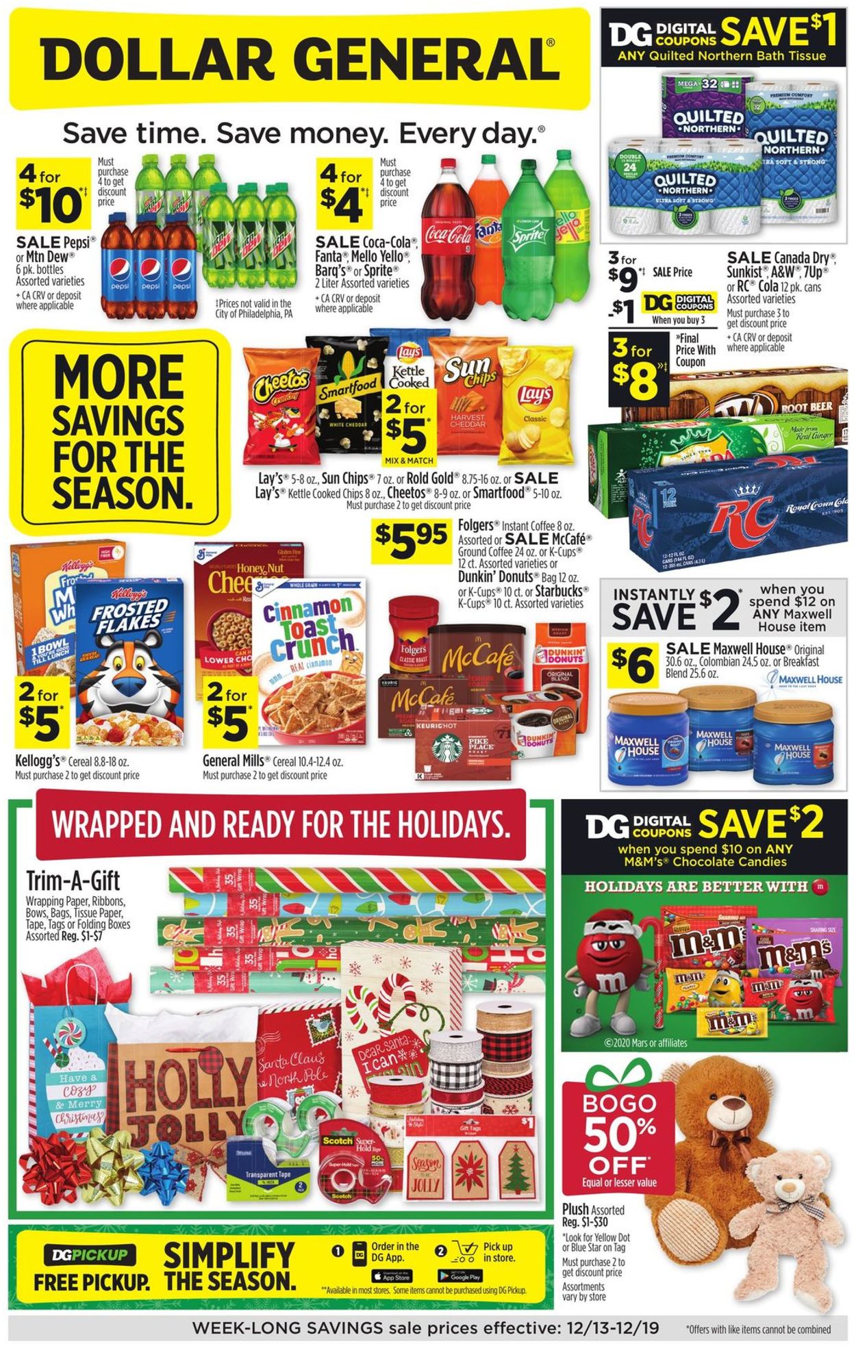 Dollar General Current weekly ad 12/13 12/19/2020