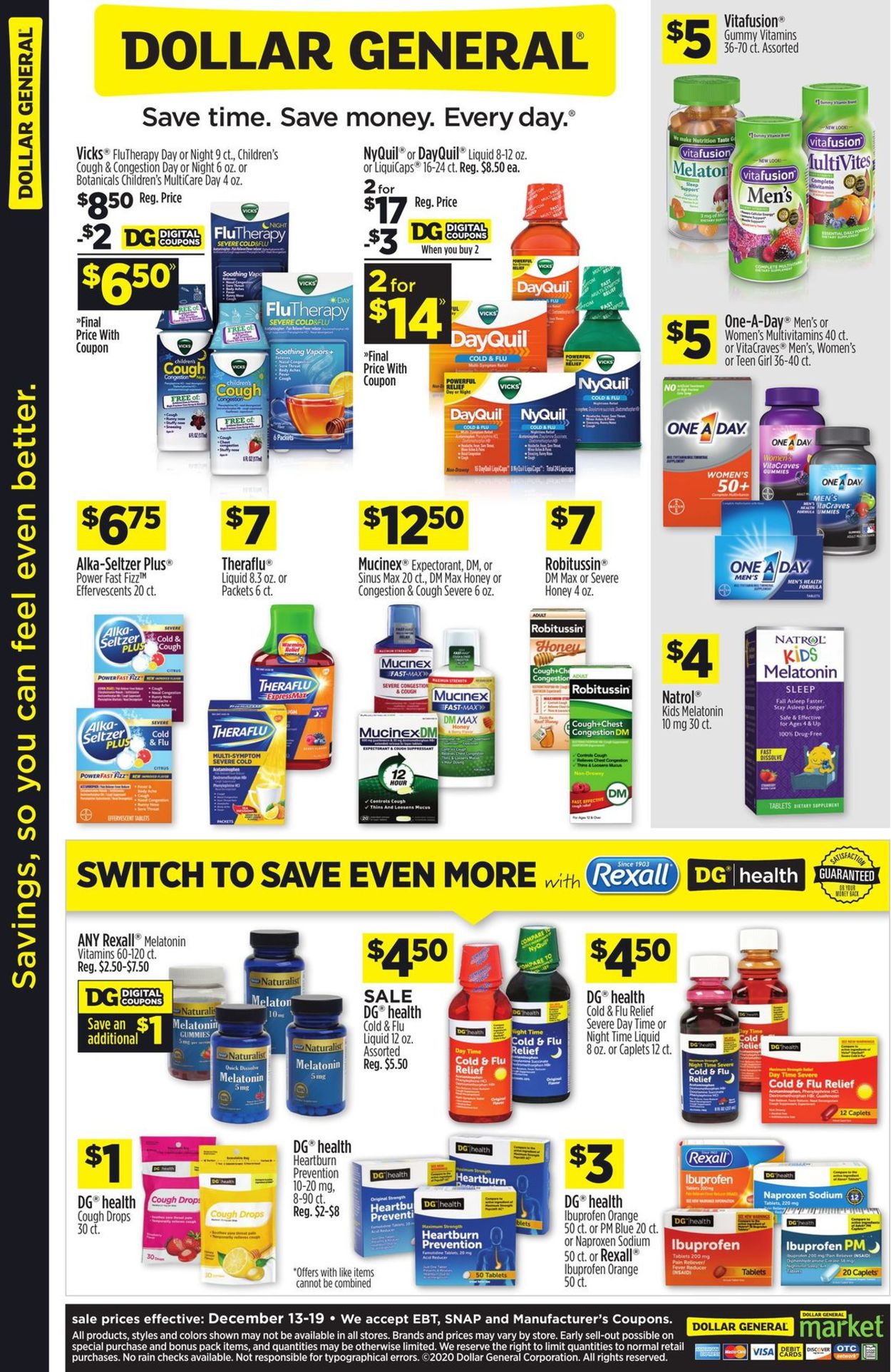Catalogue Dollar General from 12/13/2020