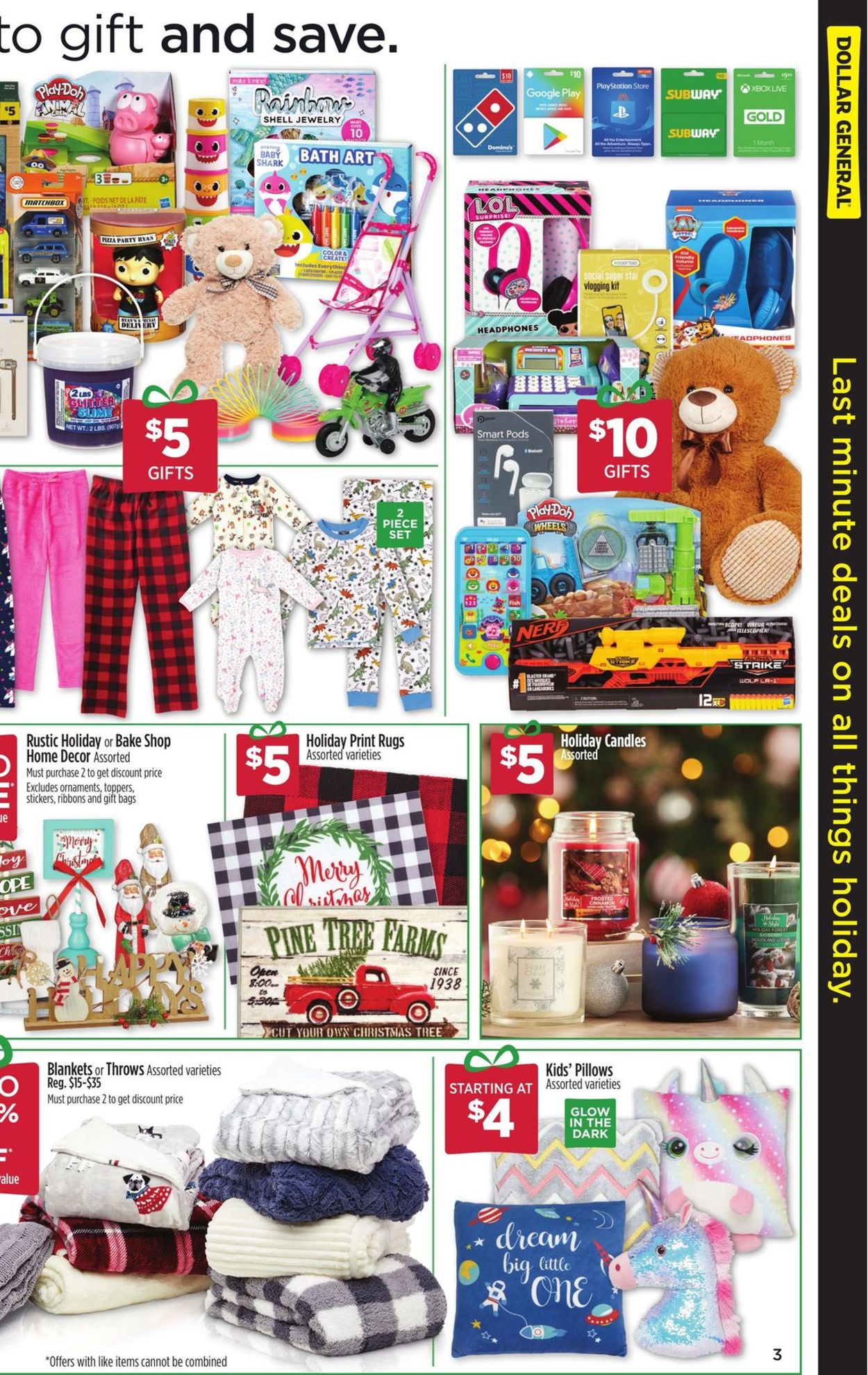 Catalogue Dollar General Last minute deals 2020 from 12/13/2020