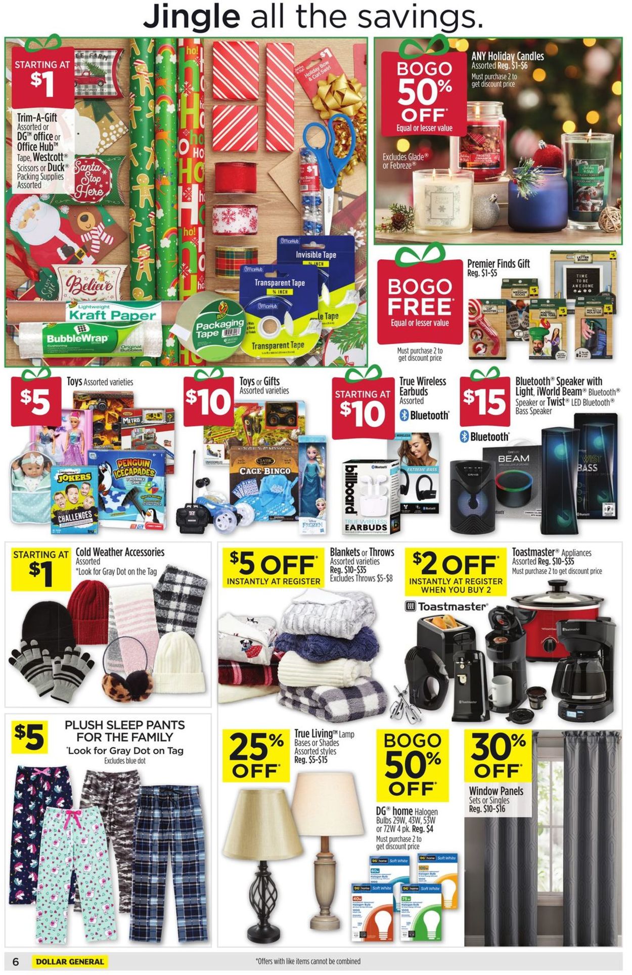 Catalogue Dollar General from 12/20/2020