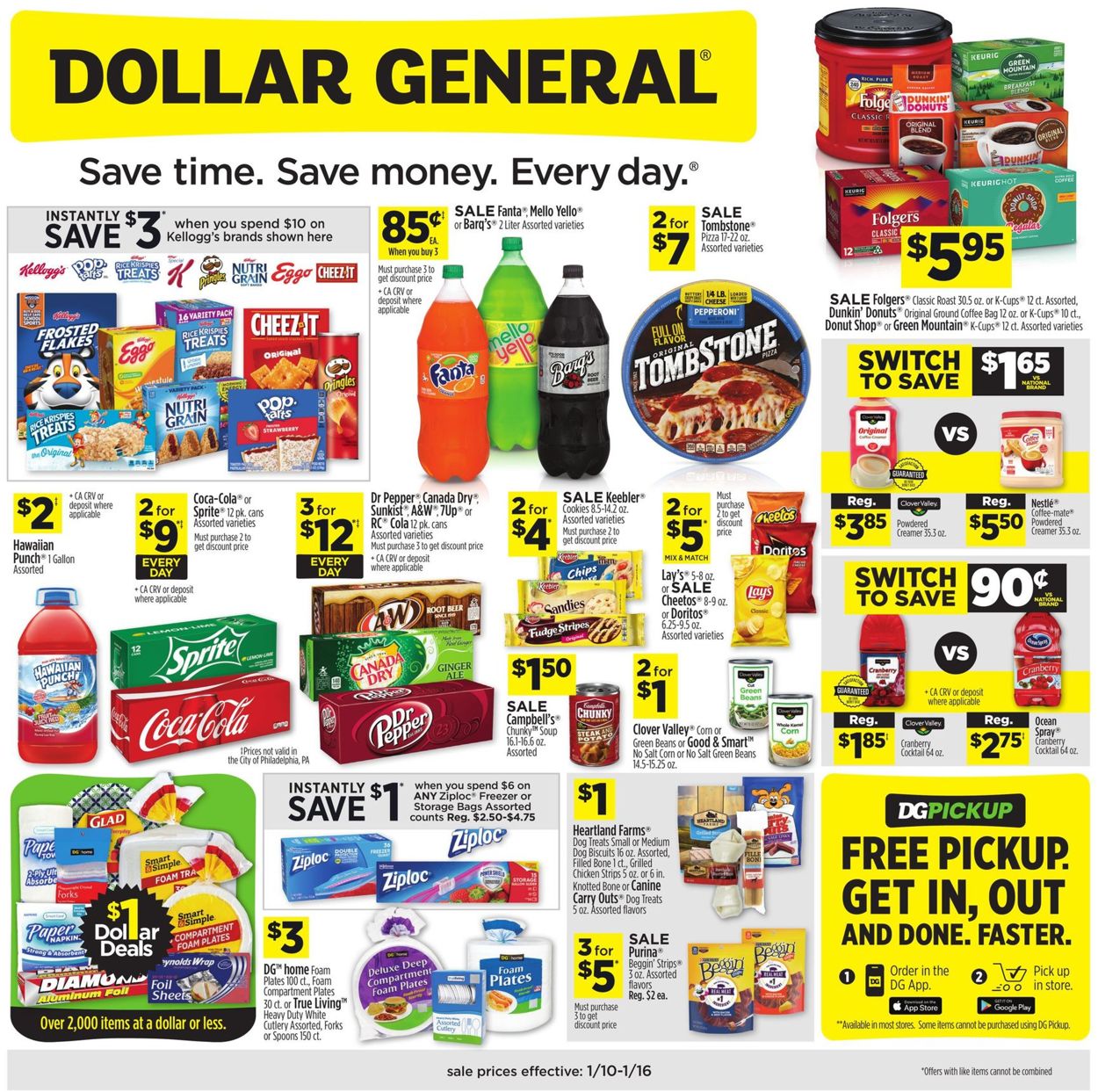 Catalogue Dollar General from 01/10/2021
