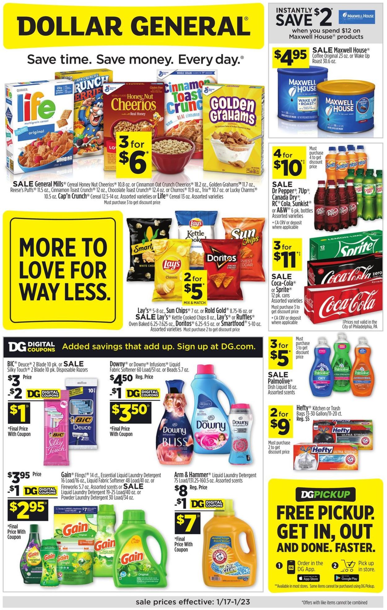 Catalogue Dollar General from 01/17/2021