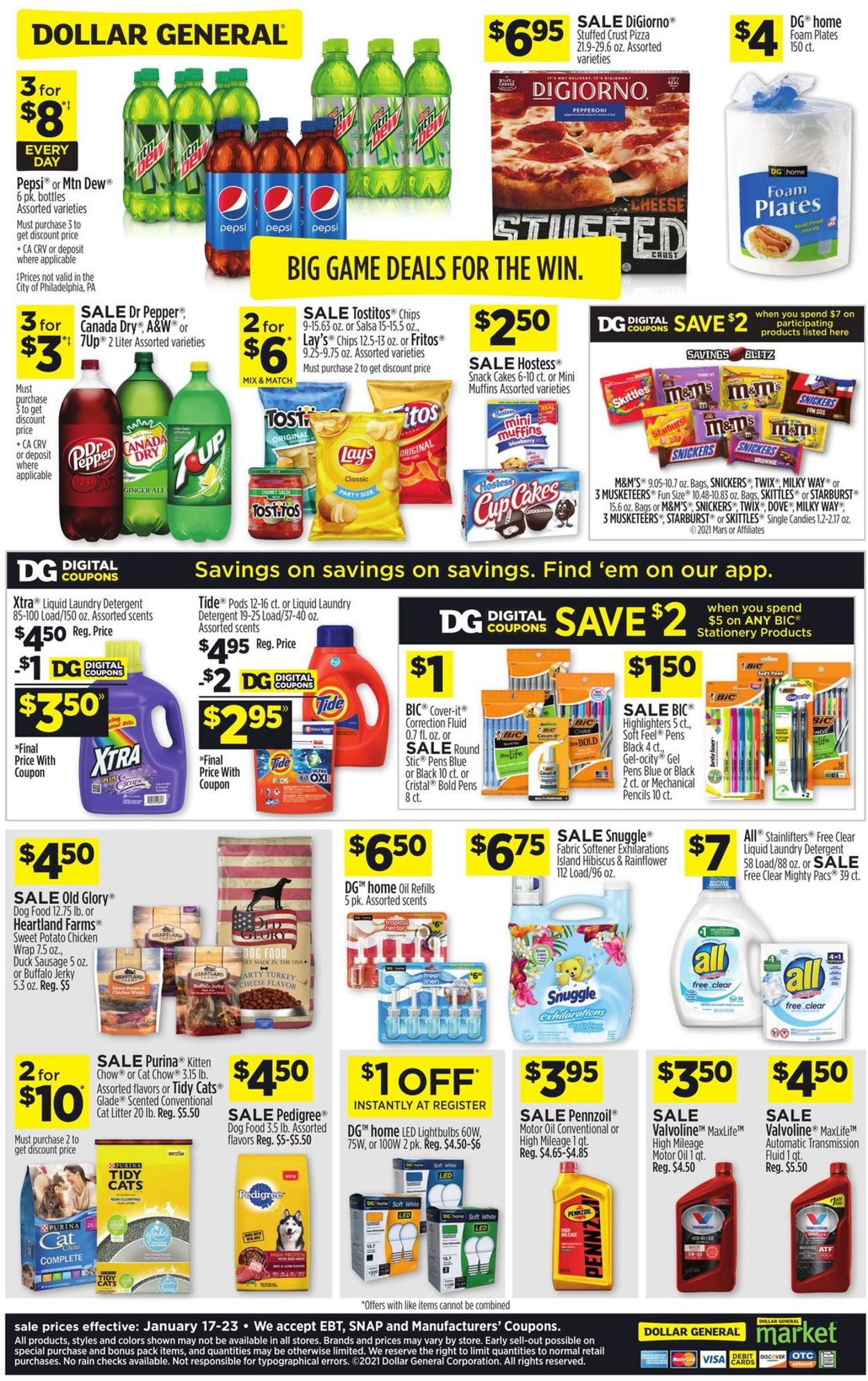 Catalogue Dollar General from 01/17/2021