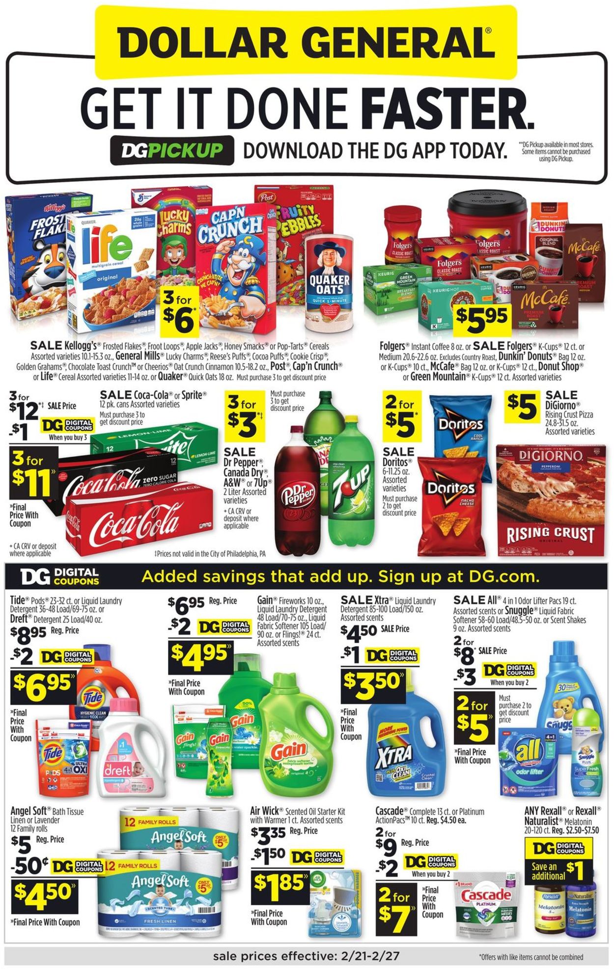 Catalogue Dollar General from 02/21/2021