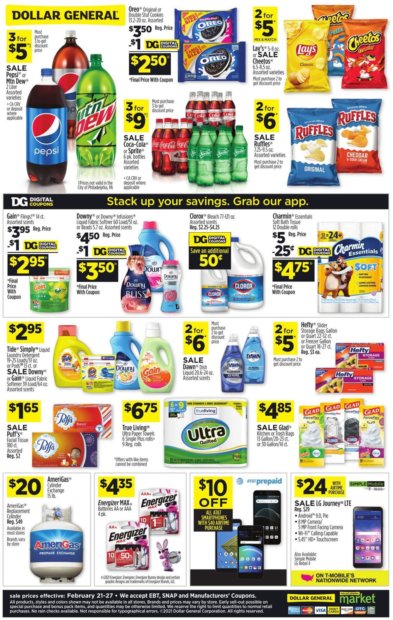 Catalogue Dollar General from 02/21/2021