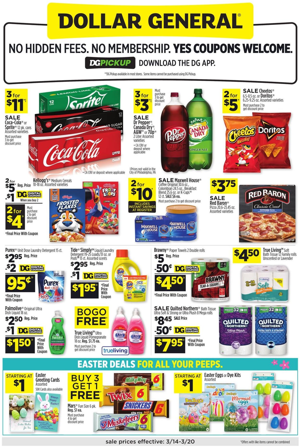 Catalogue Dollar General from 03/14/2021