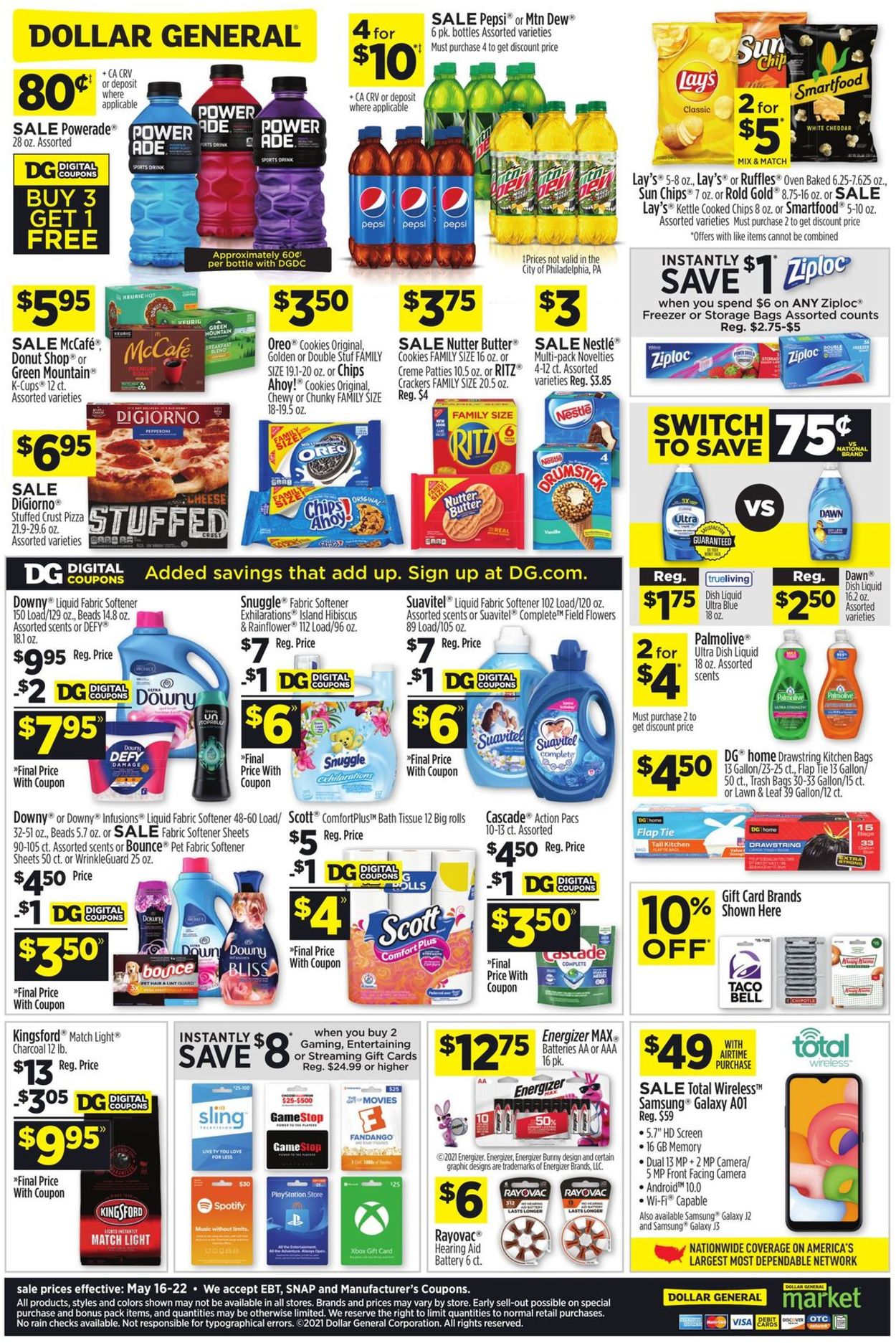 Catalogue Dollar General from 05/16/2021