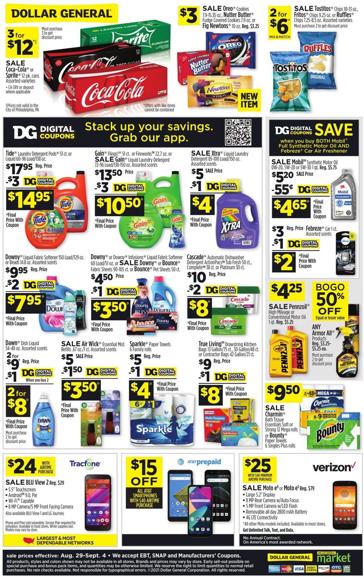Catalogue Dollar General from 08/29/2021