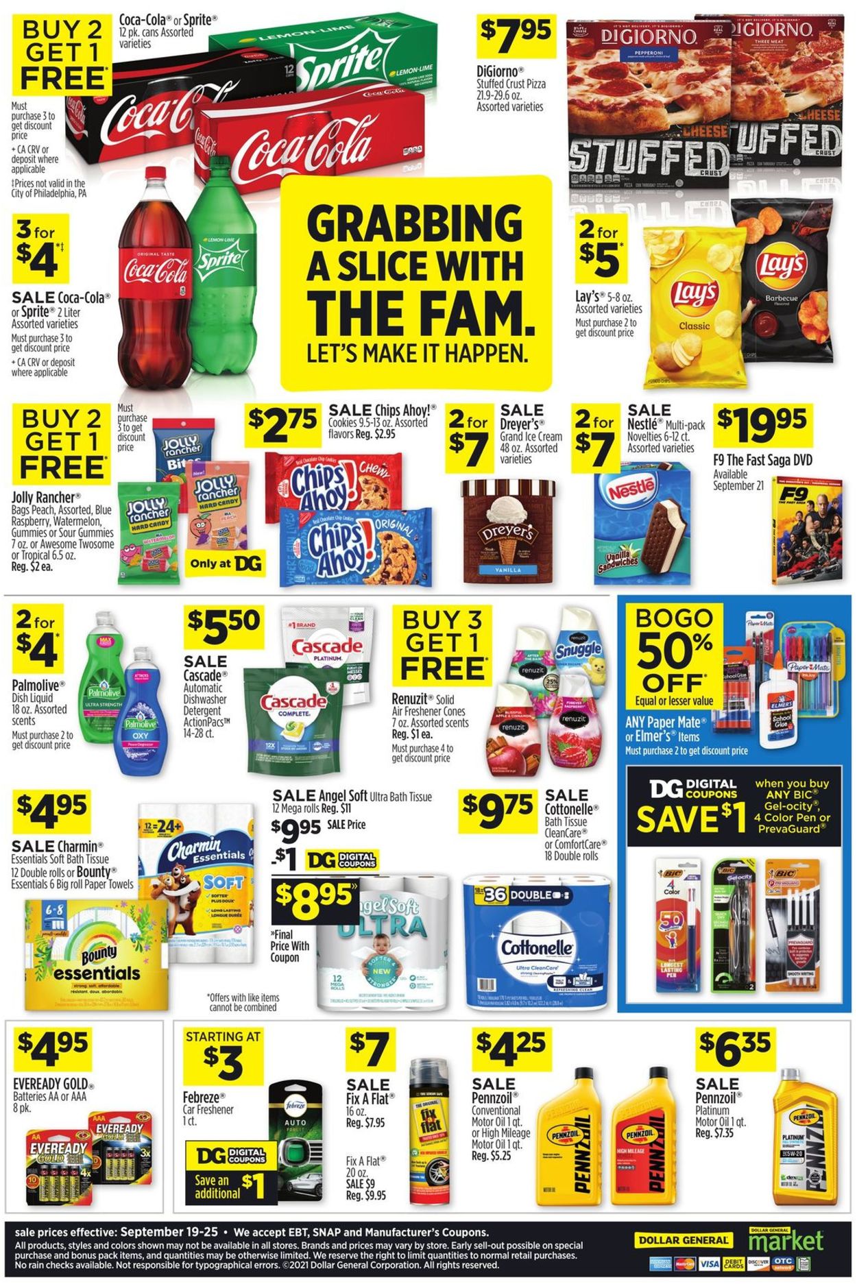 Catalogue Dollar General from 09/19/2021
