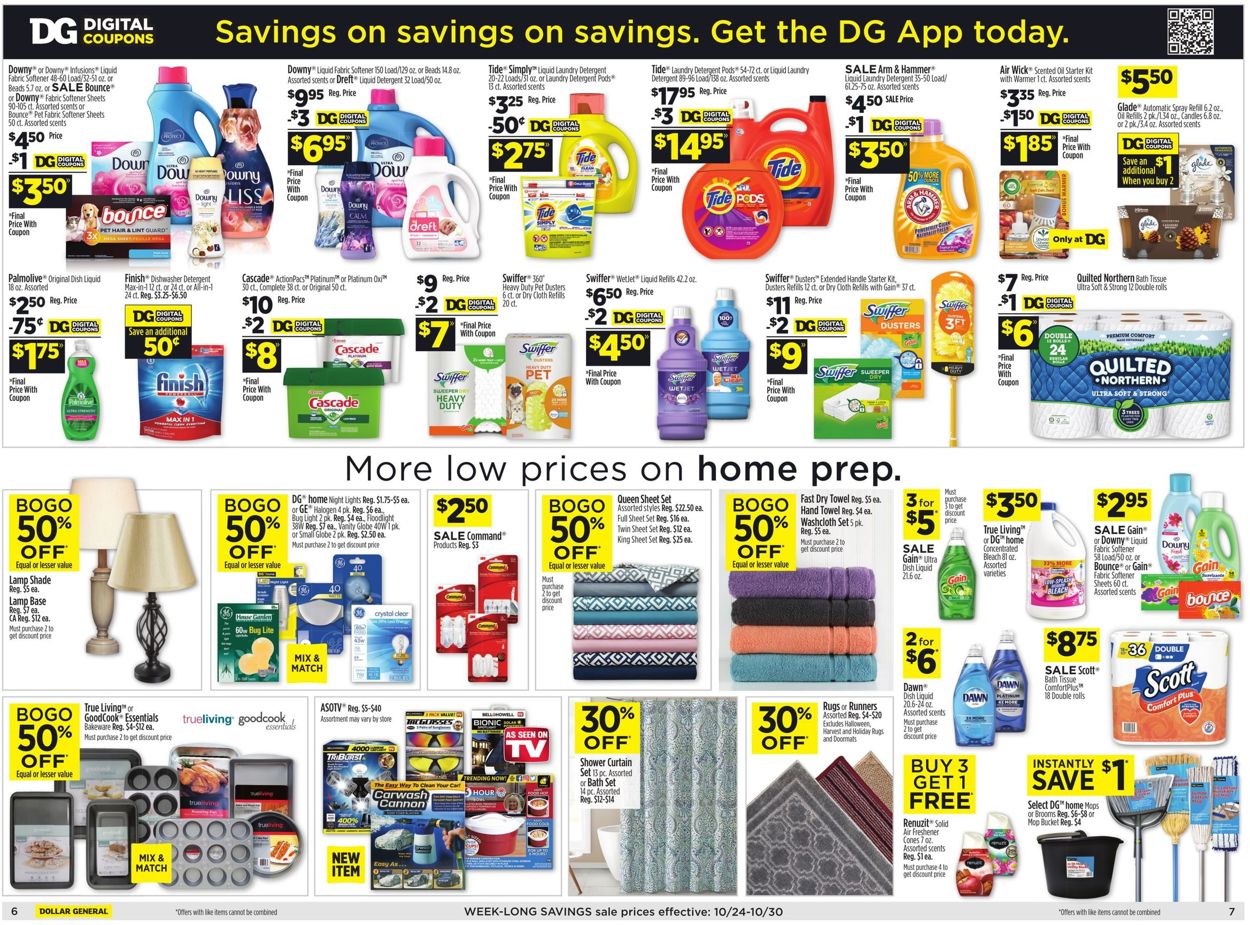 Catalogue Dollar General HALLOWEEN 2021 from 10/24/2021