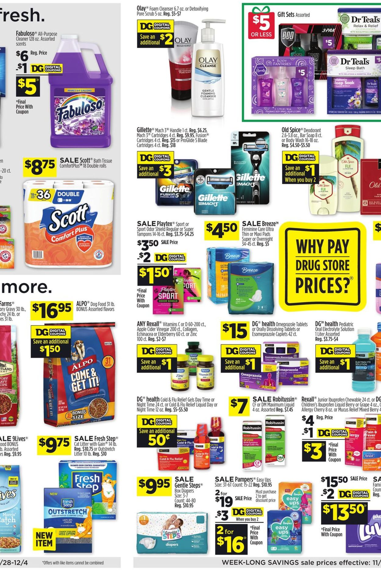 Catalogue Dollar General from 11/28/2021